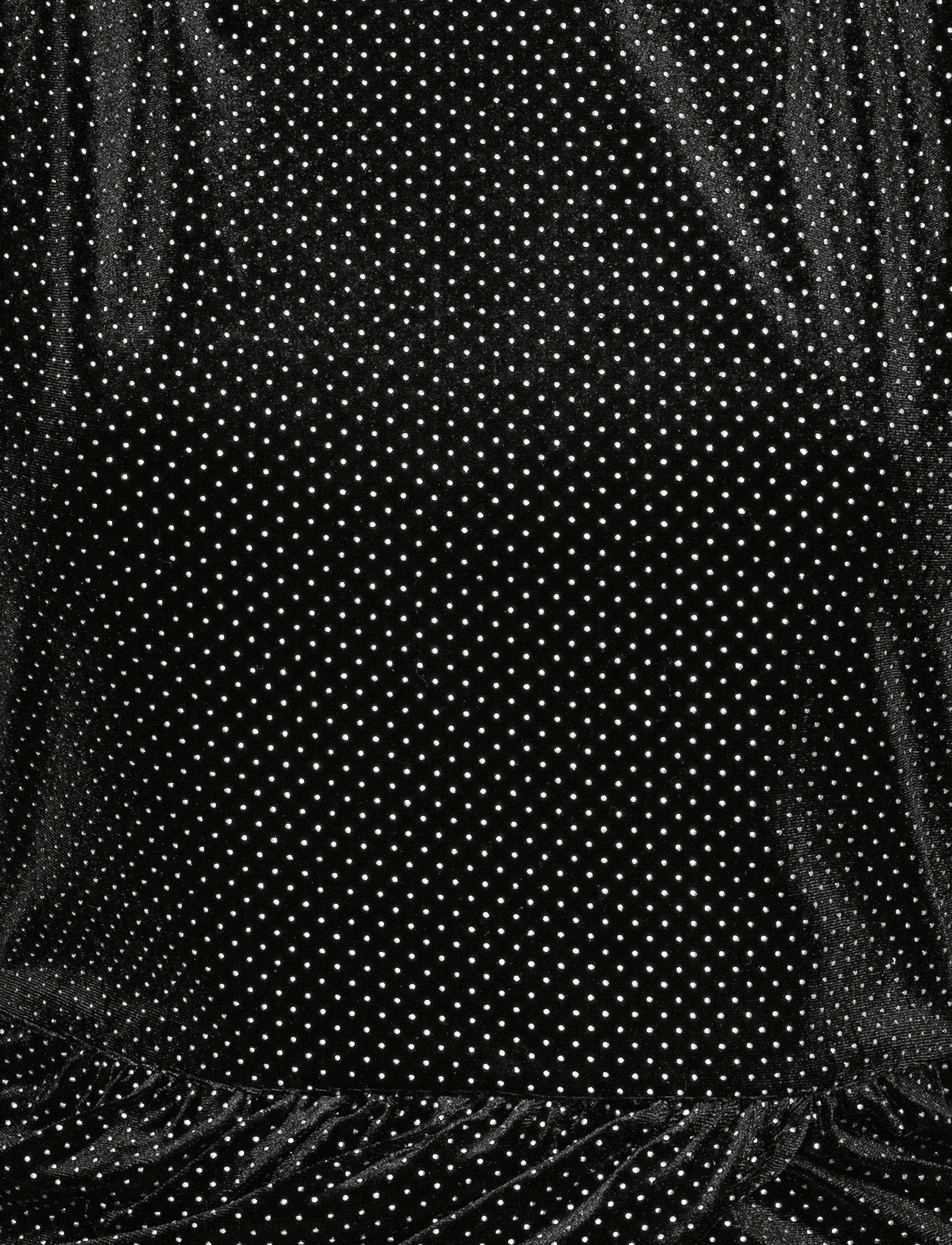 ROTATE - VELVET DRAPED TOP - palaidinukės ilgomis rankovėmis - black - 5