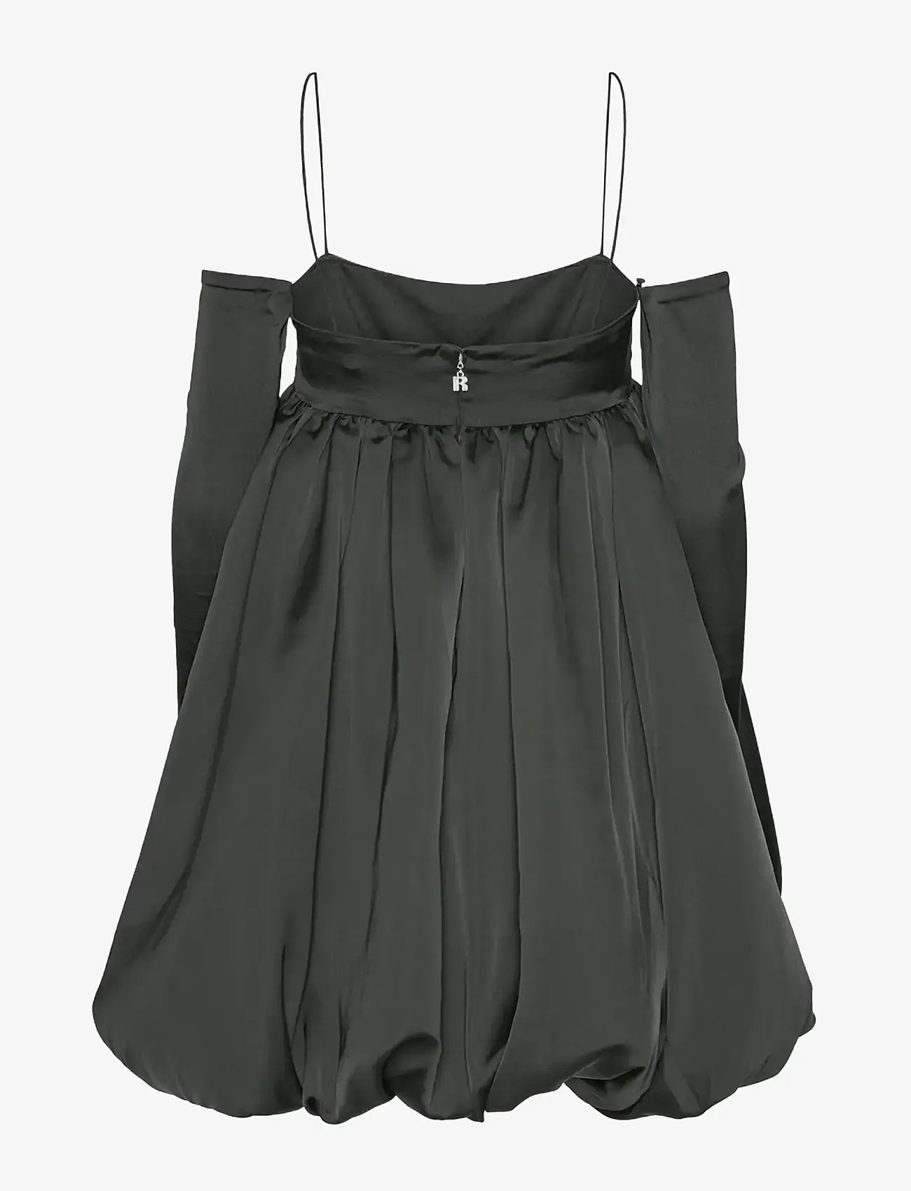ROTATE Birger Christensen - SATIN LS BUBBLE DRESS - festklänningar - black - 2