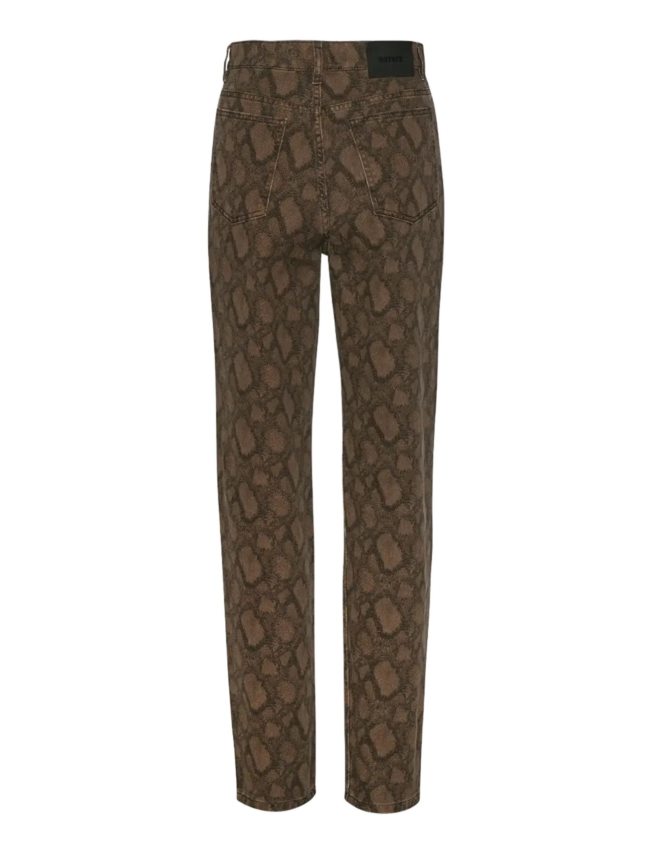 ROTATE - PRINTED STRAIGHT JEANS - jeans droites - taupe gray comb. - 2