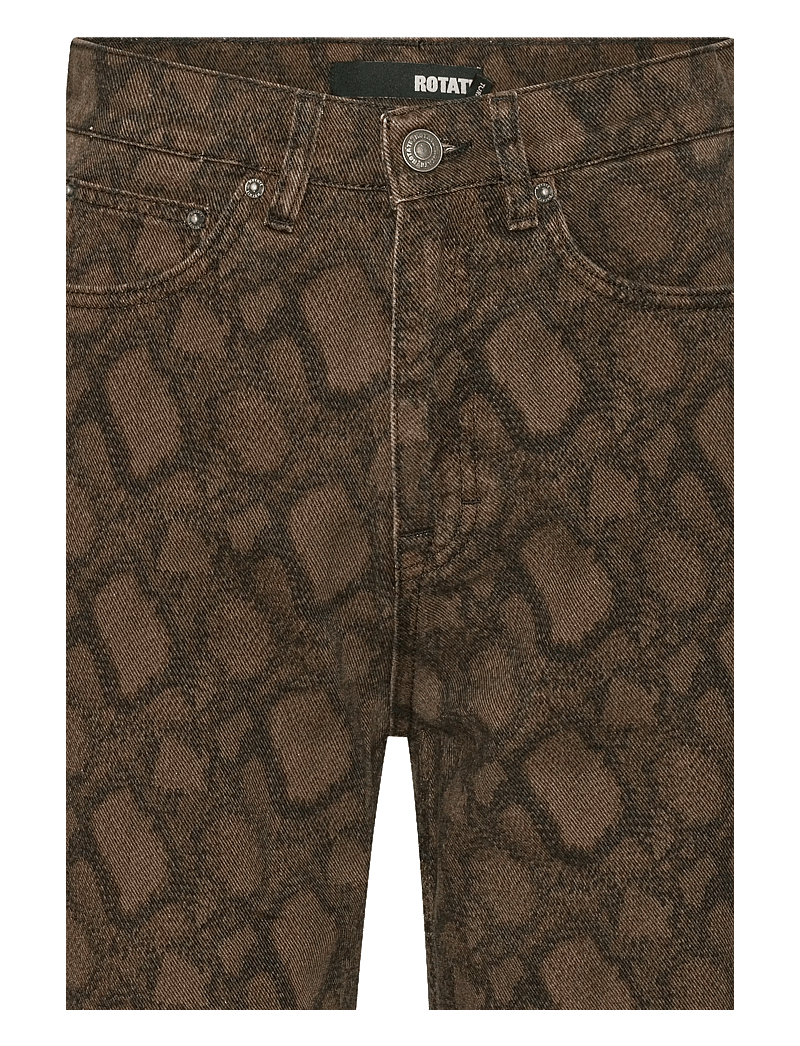 ROTATE - PRINTED STRAIGHT JEANS - straight jeans - taupe gray comb. - 3