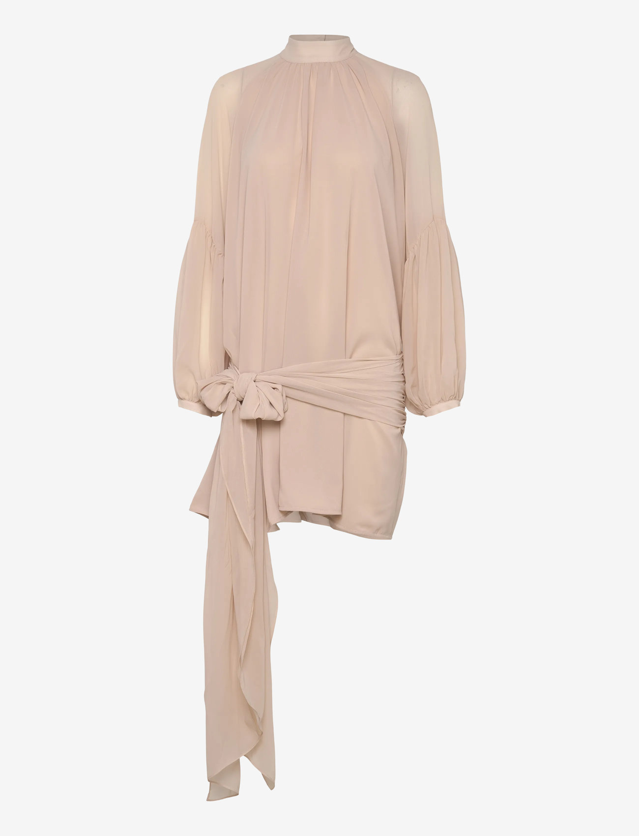 ROTATE - CHIFFON STRAP TIE DRESS - vakarinės suknelės - nougat - 1