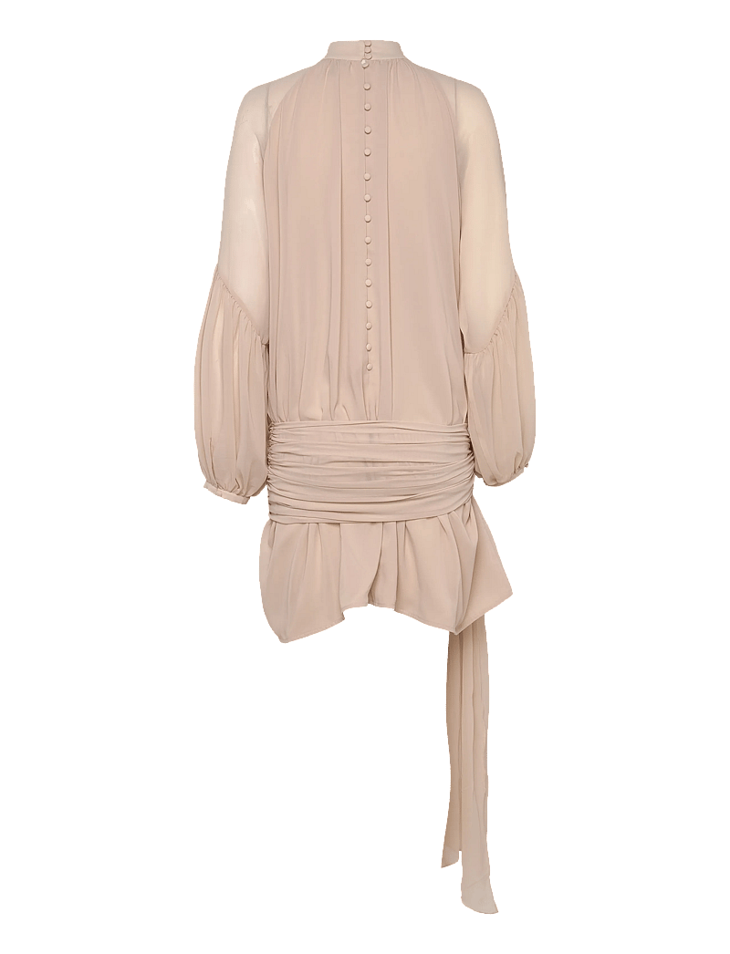 ROTATE - CHIFFON STRAP TIE DRESS - vakarinės suknelės - nougat - 2