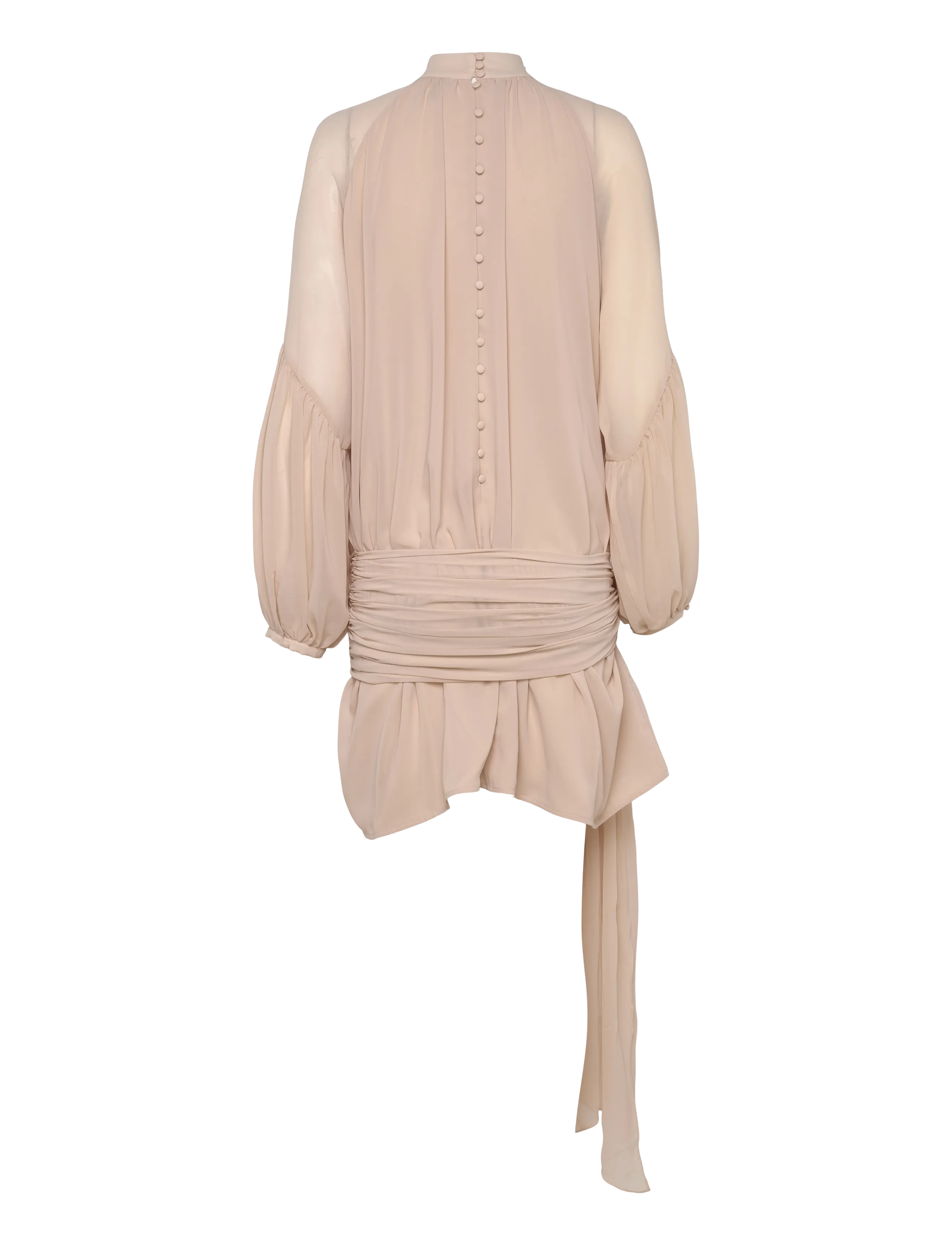 ROTATE - CHIFFON STRAP TIE DRESS - festklänningar - nougat - 2