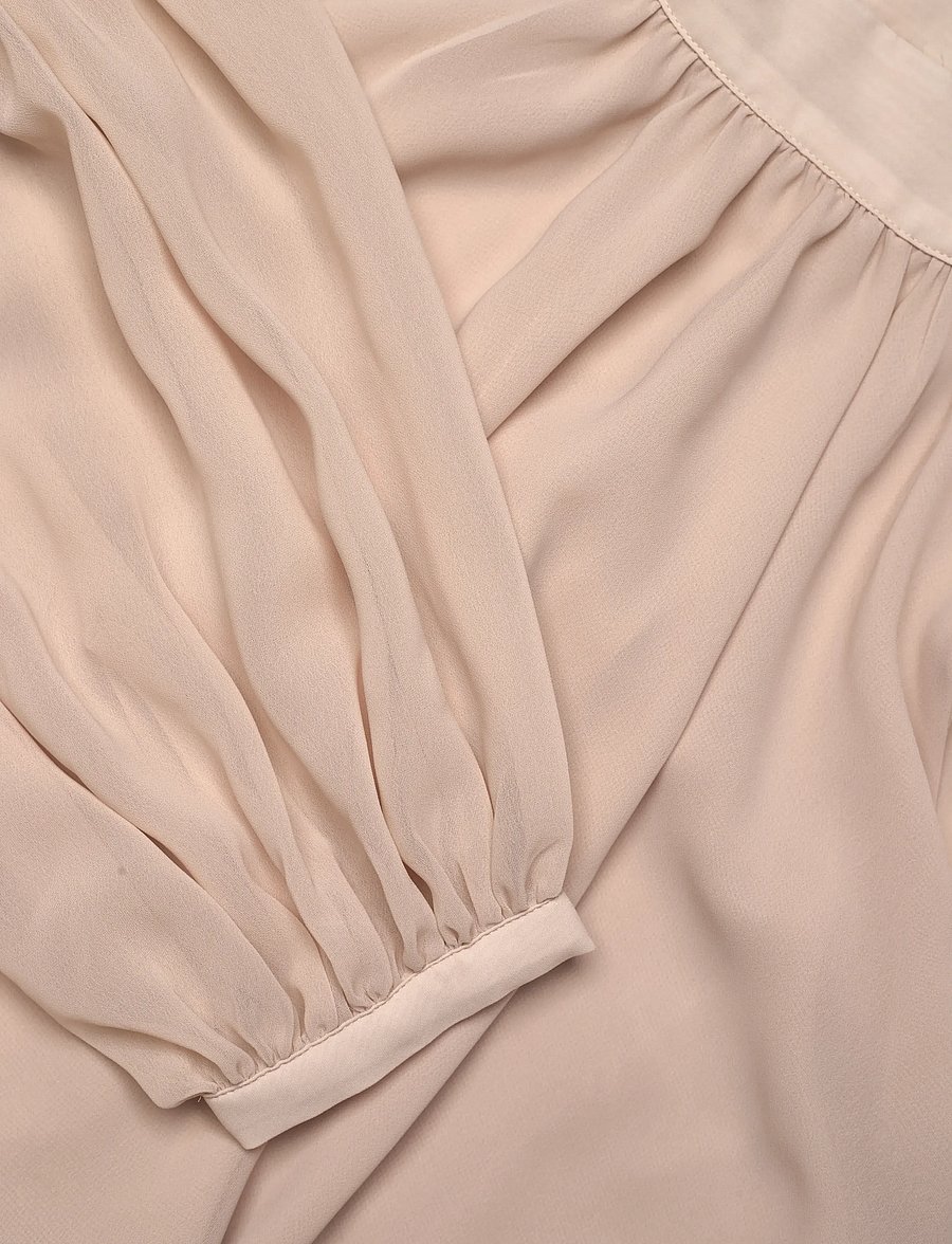 ROTATE - CHIFFON STRAP TIE DRESS - festklänningar - nougat - 5