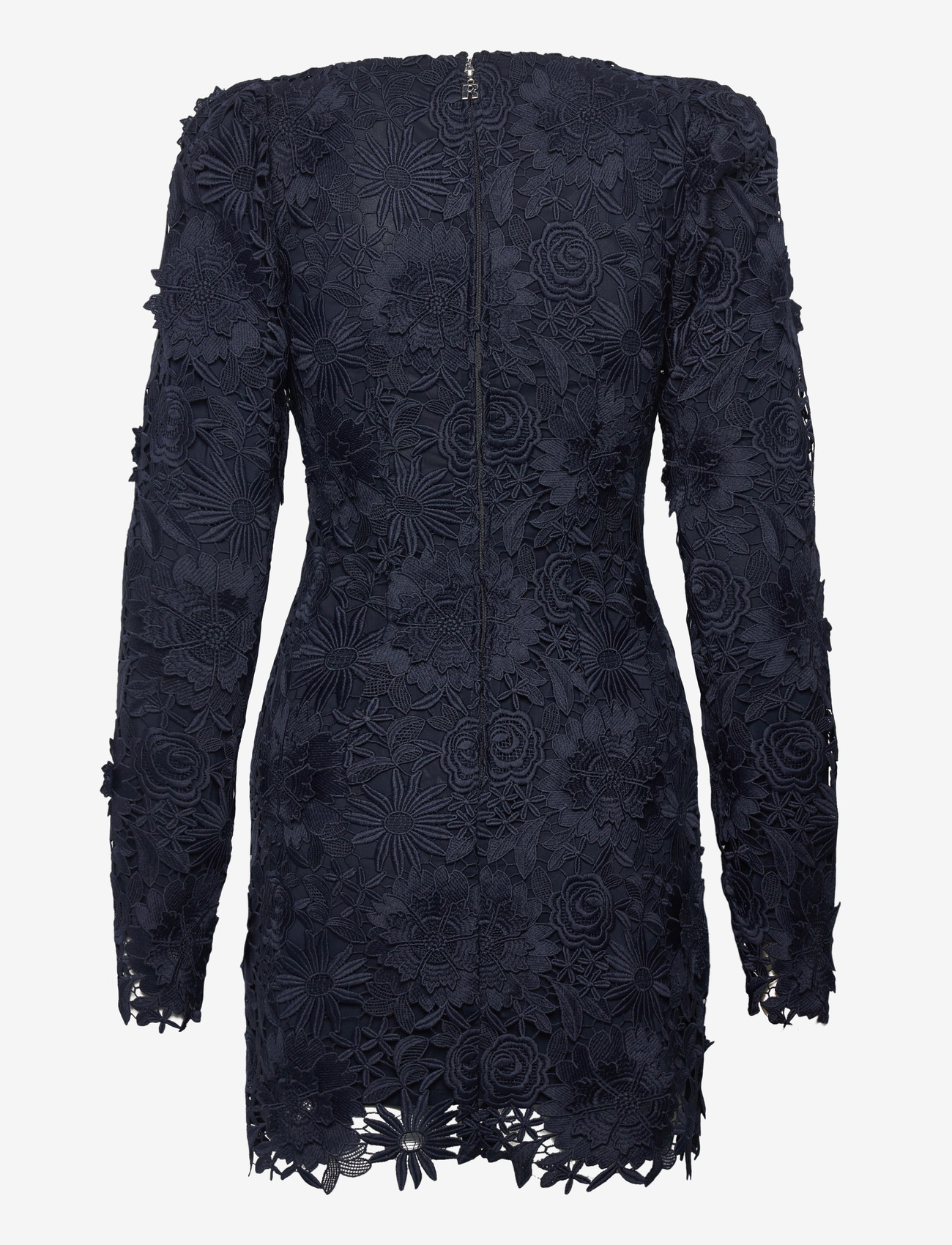 ROTATE Birger Christensen - 3D LACE LS MINI DRESS - spitzenkleider - navy blazer - 1