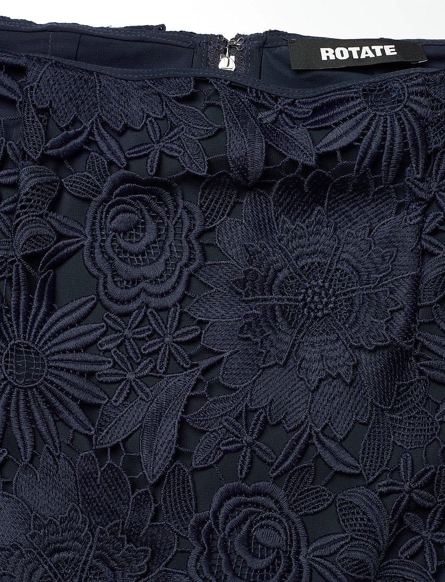 ROTATE - 3D LACE PENCIL SKIRT - navy blazer - 2