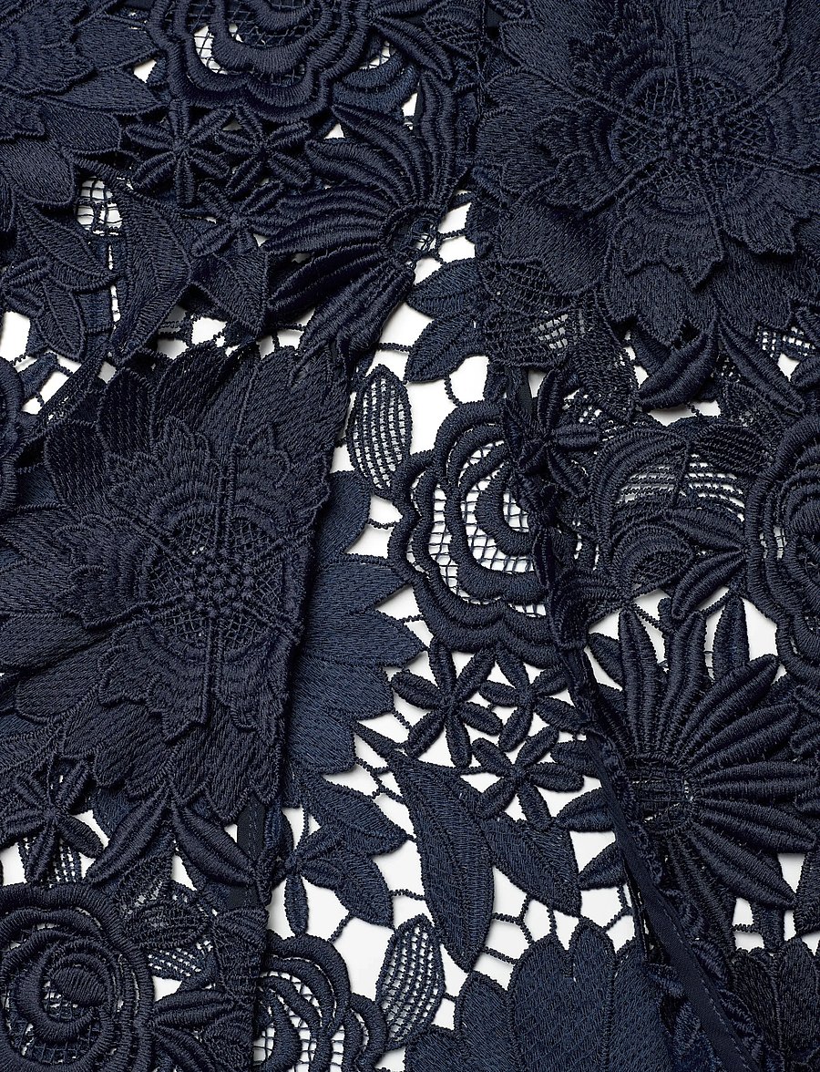 ROTATE - 3D LACE PENCIL SKIRT - navy blazer - 4