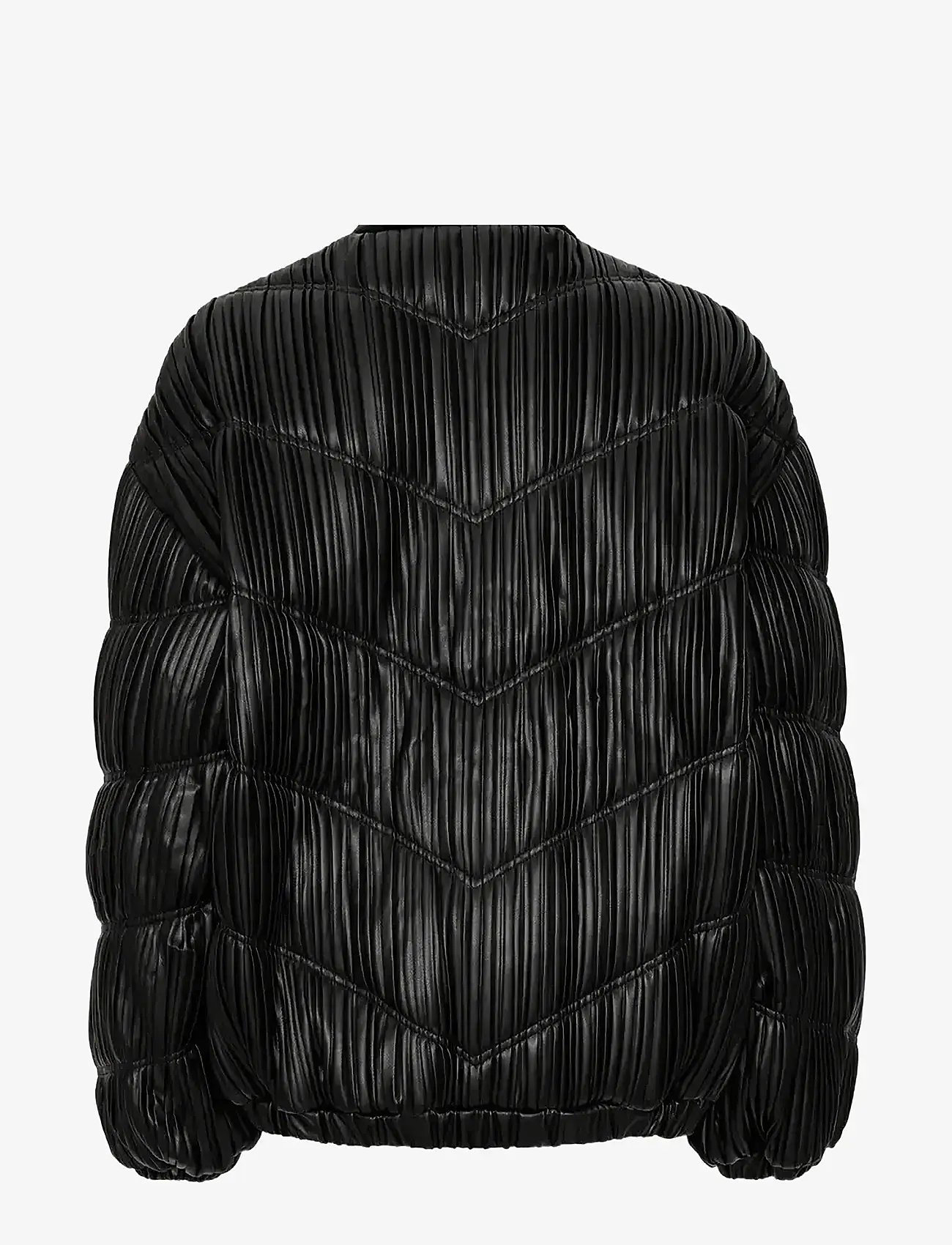 ROTATE Birger Christensen - PLEATED BOMBER JACKET - black - 2