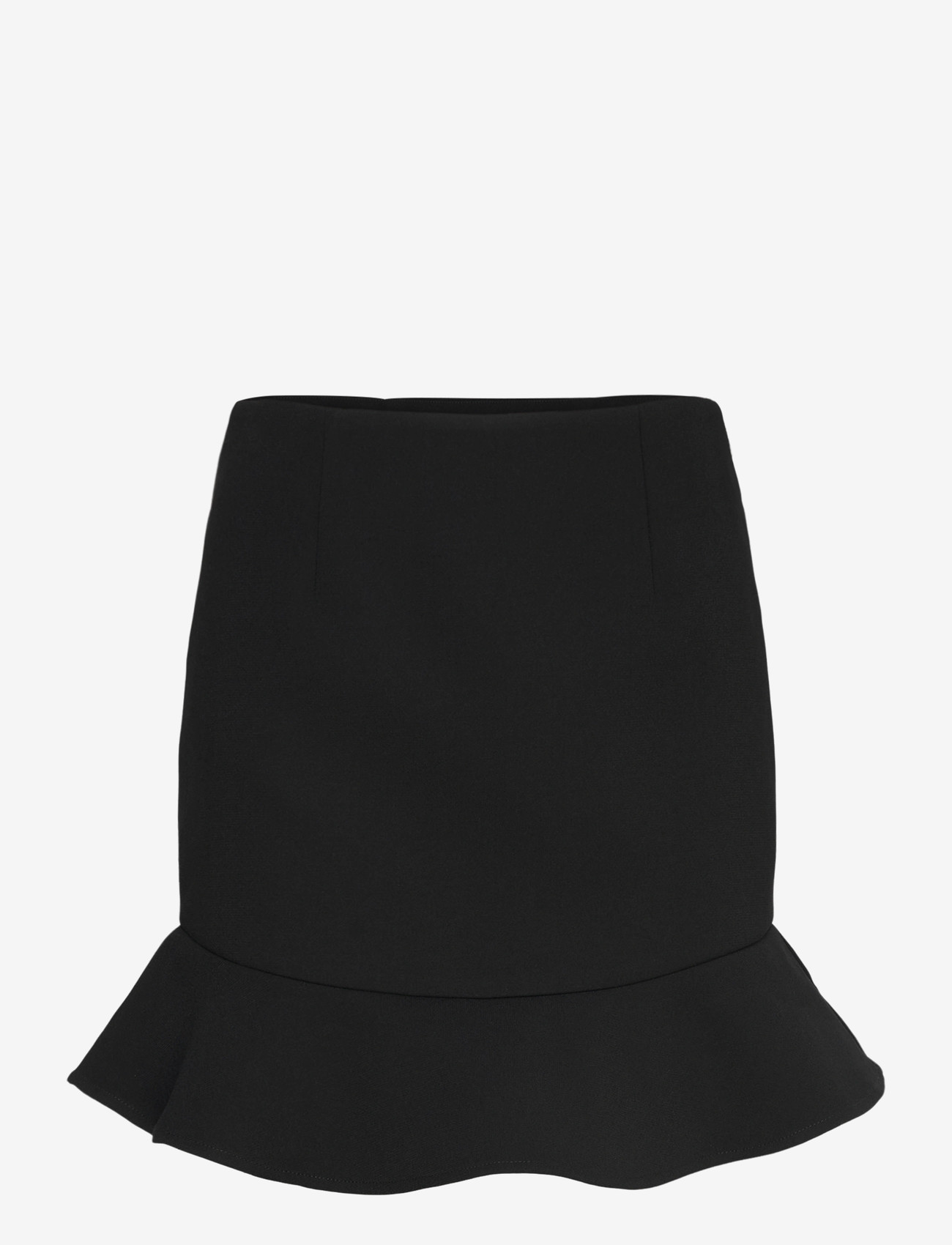 ROTATE Birger Christensen - SUITING MINI RUFFLE SKIRT - korte nederdele - black - 0