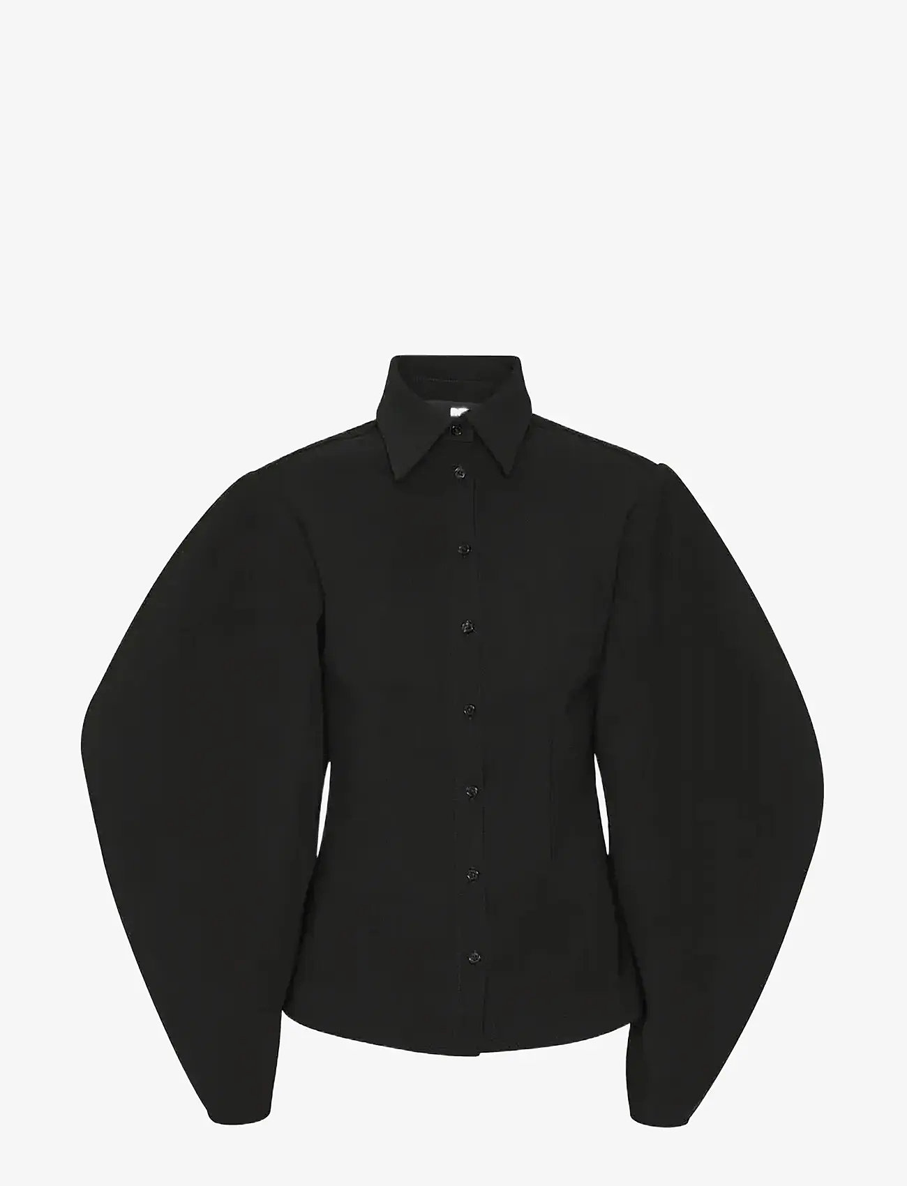 ROTATE - SUITING FITTED SHIRT - langärmlige hemden - black - 1