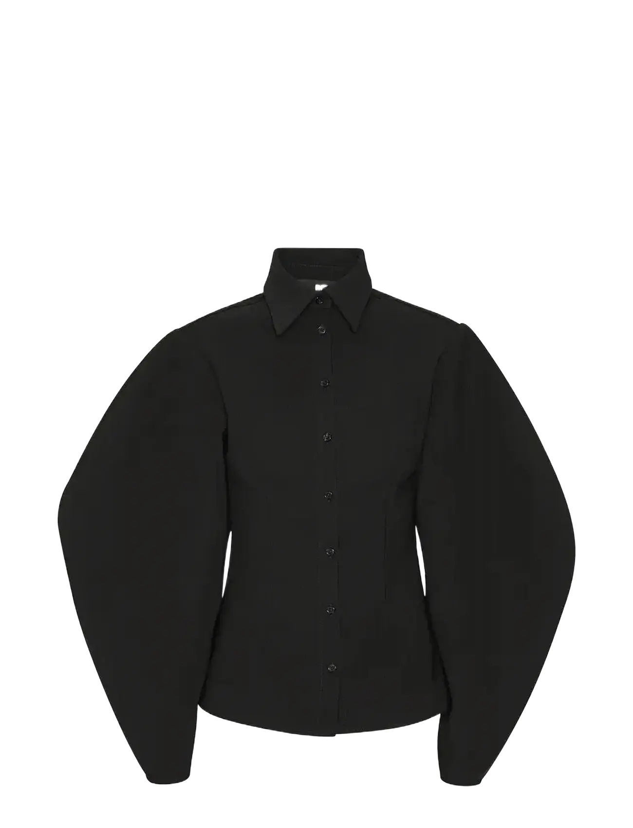 ROTATE Birger Christensen SUITING FITTED SHIRT - Kollektsioonid - BLACK / black