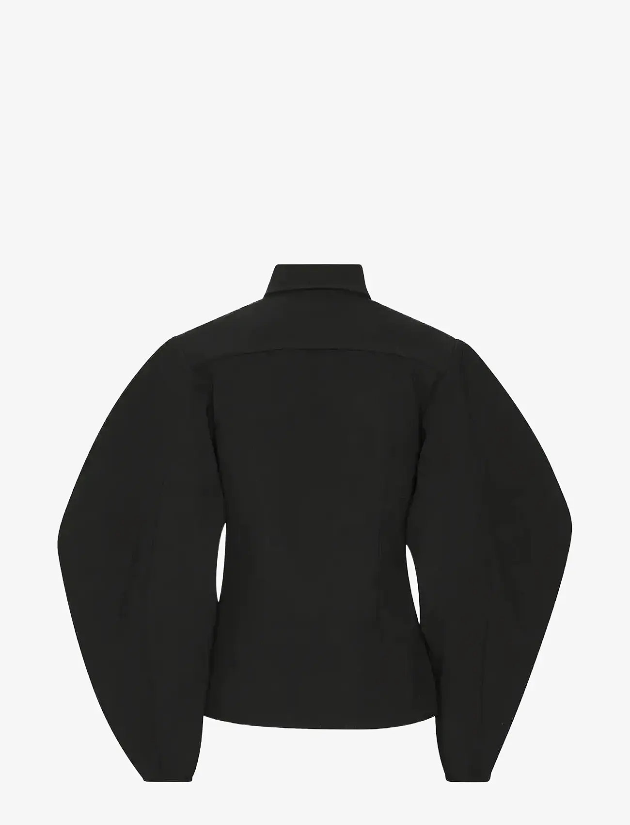 ROTATE - SUITING FITTED SHIRT - langärmlige hemden - black - 2