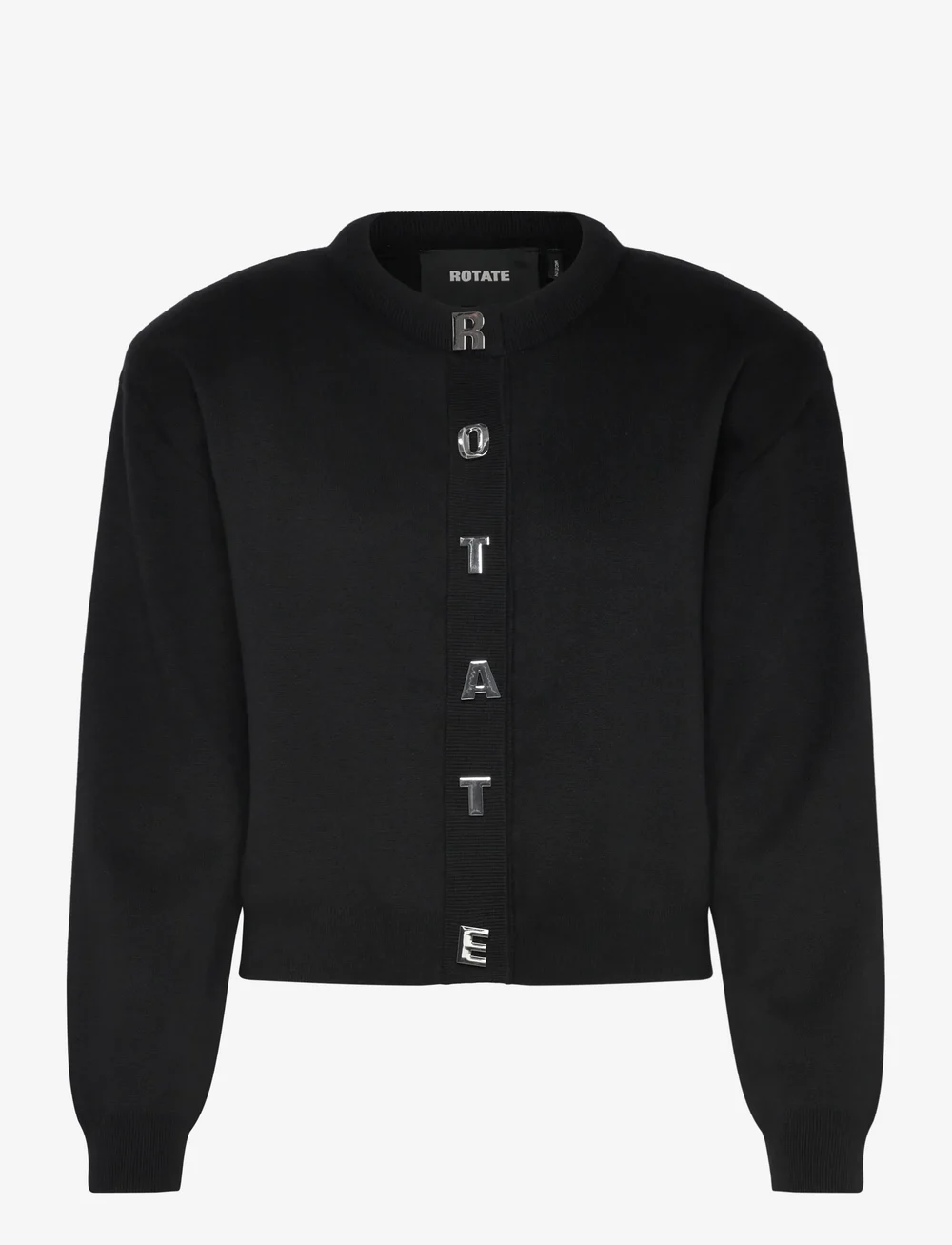 ROTATE Birger Christensen - FIRM KNIT CARDIGAN - cardigans - black - 0