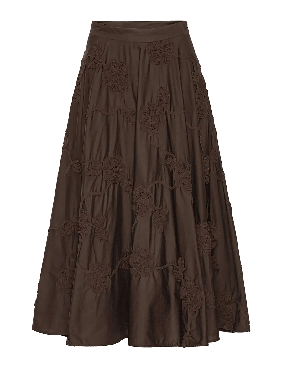 ROTATE - FLOWER MAXI SKIRT - maksihameet - molÉ - 1