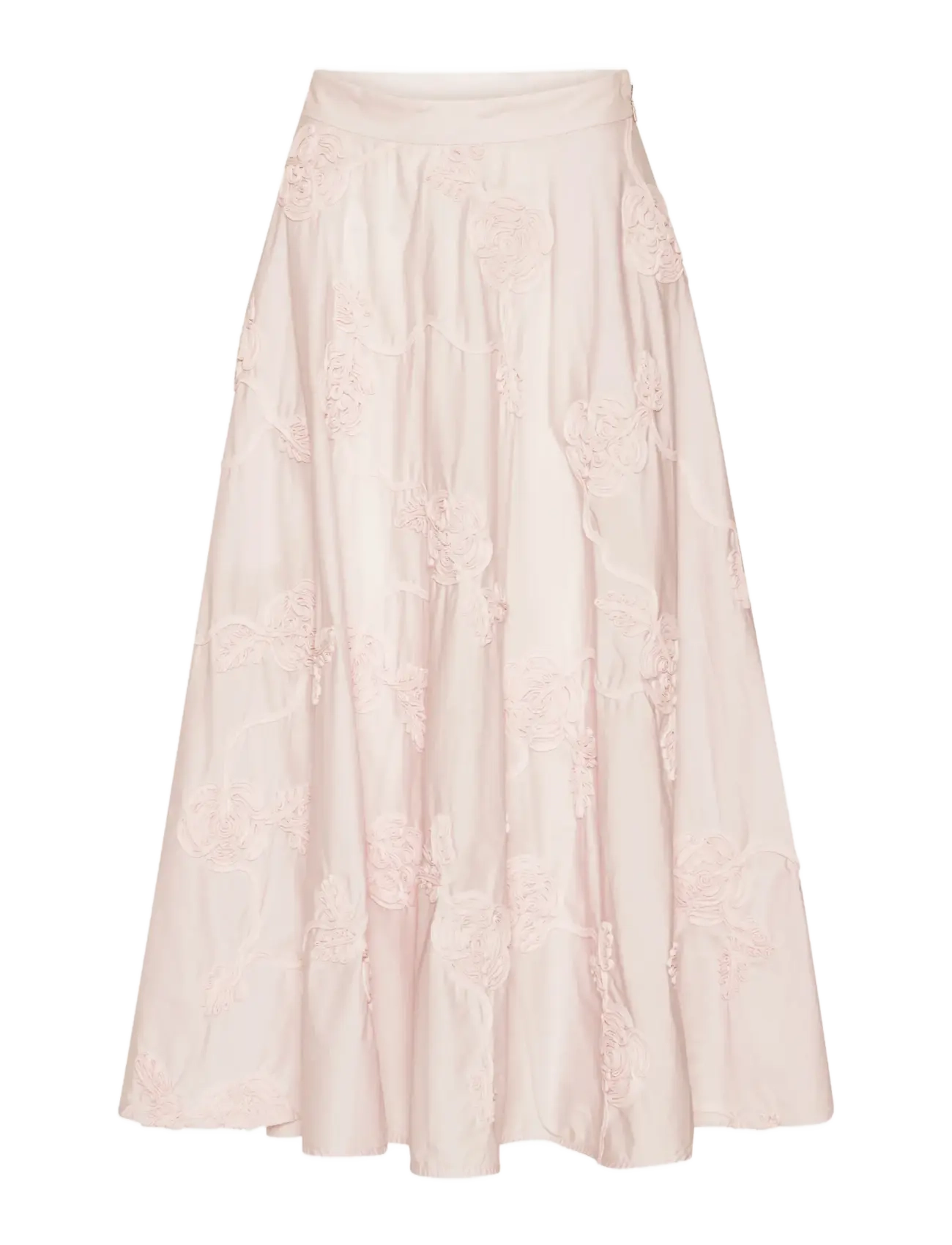 ROTATE Birger Christensen FLOWER MAXI SKIRT - Officewear - ORCHID ICE / pink/rose