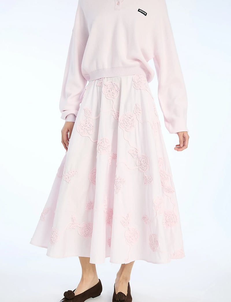 ROTATE - FLOWER MAXI SKIRT - maxi nederdele - orchid ice - 4