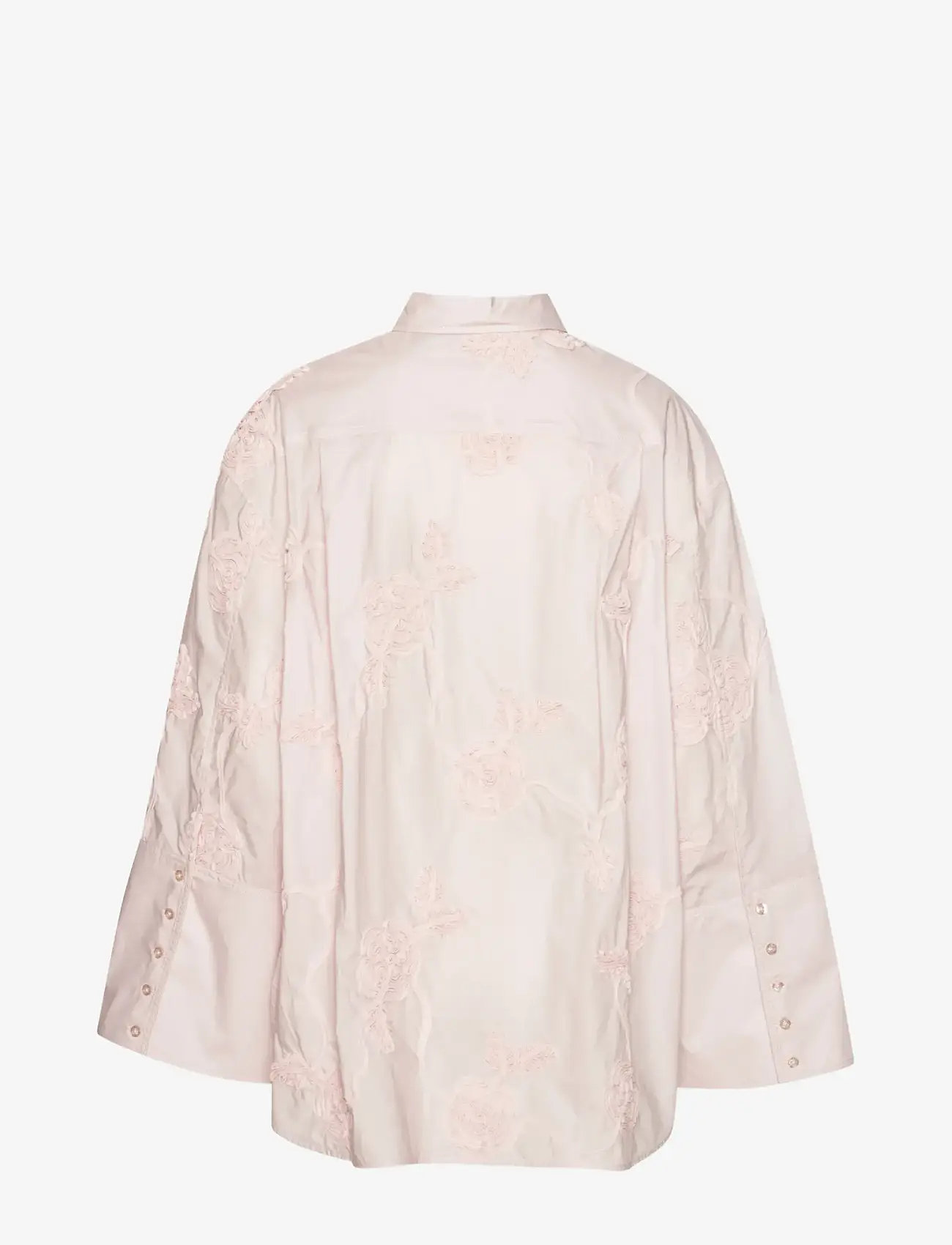 ROTATE Birger Christensen - FLOWER OVERSIZED SHIRT - långärmade skjortor - orchid ice - 2