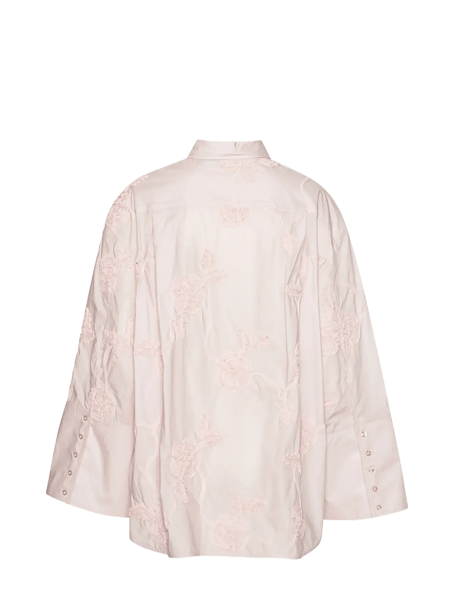 ROTATE - FLOWER OVERSIZED SHIRT - orchid ice - 2