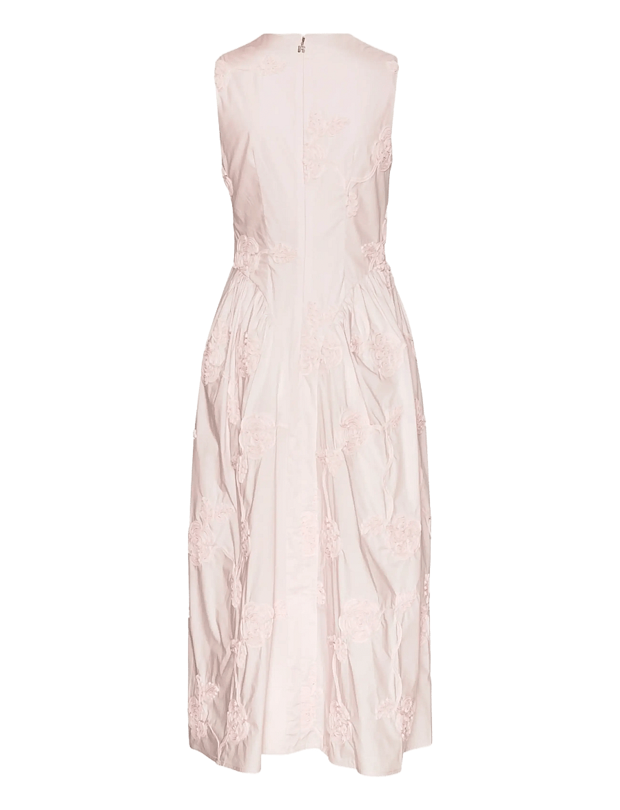 ROTATE - FLOWER MIDI DRESS - midi dresses - orchid ice - 2