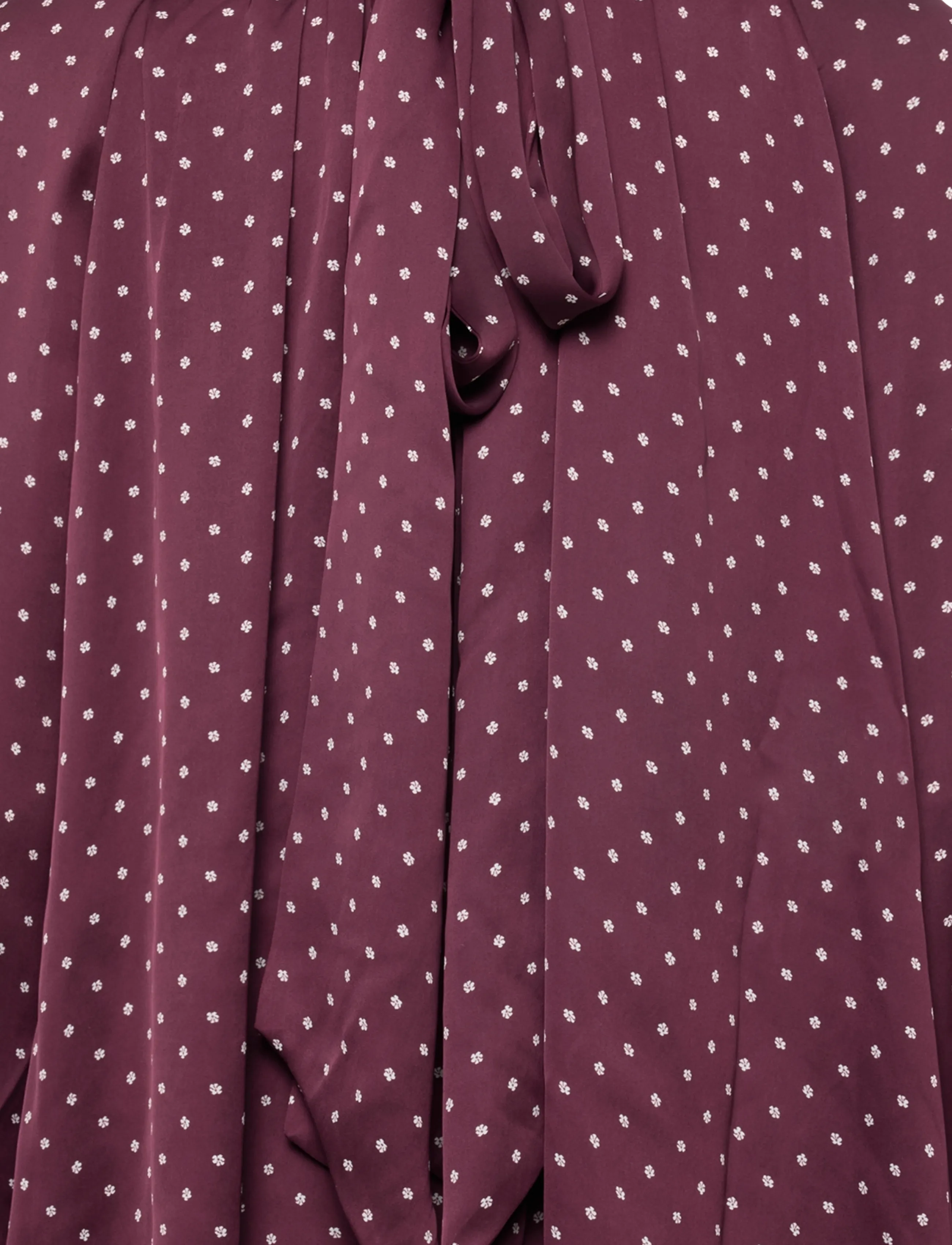 ROTATE - DOT SATIN BOW SHIRT - winetasting comb. - 5