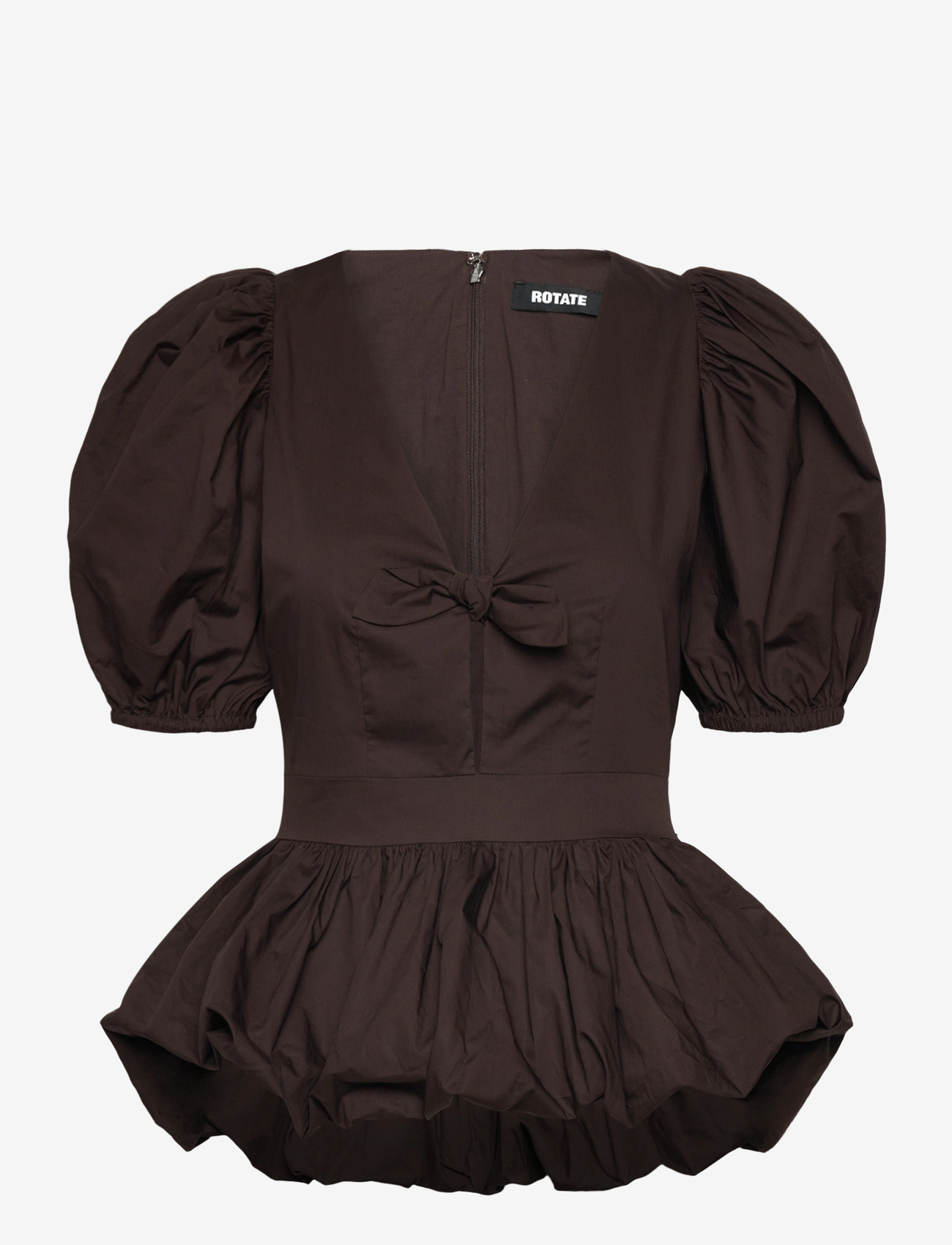 ROTATE Birger Christensen - PUFF SLEEVE BUBBLE TOP - t-särgid - molÉ - 0