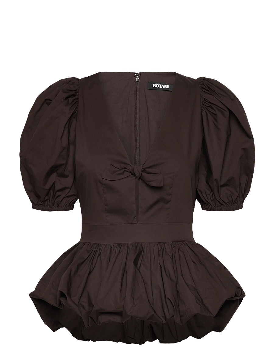 ROTATE - PUFF SLEEVE BUBBLE TOP - t-shirts - molÉ - 0
