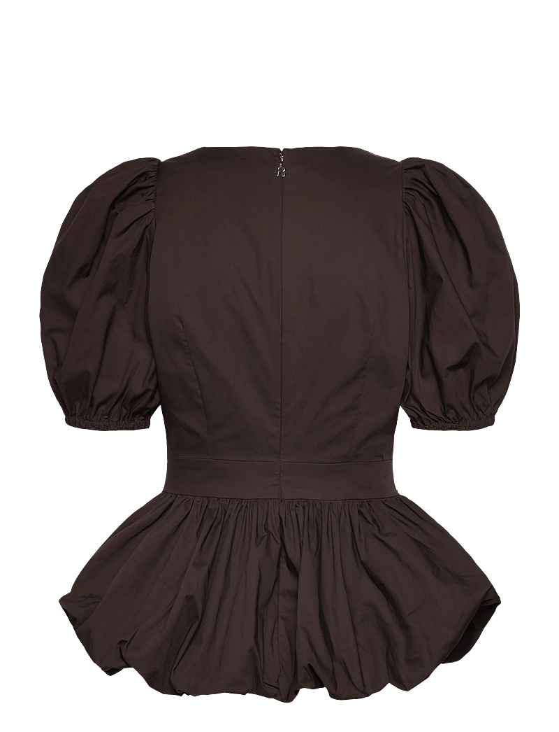 ROTATE Birger Christensen - PUFF SLEEVE BUBBLE TOP - t-särgid - molÉ - 1