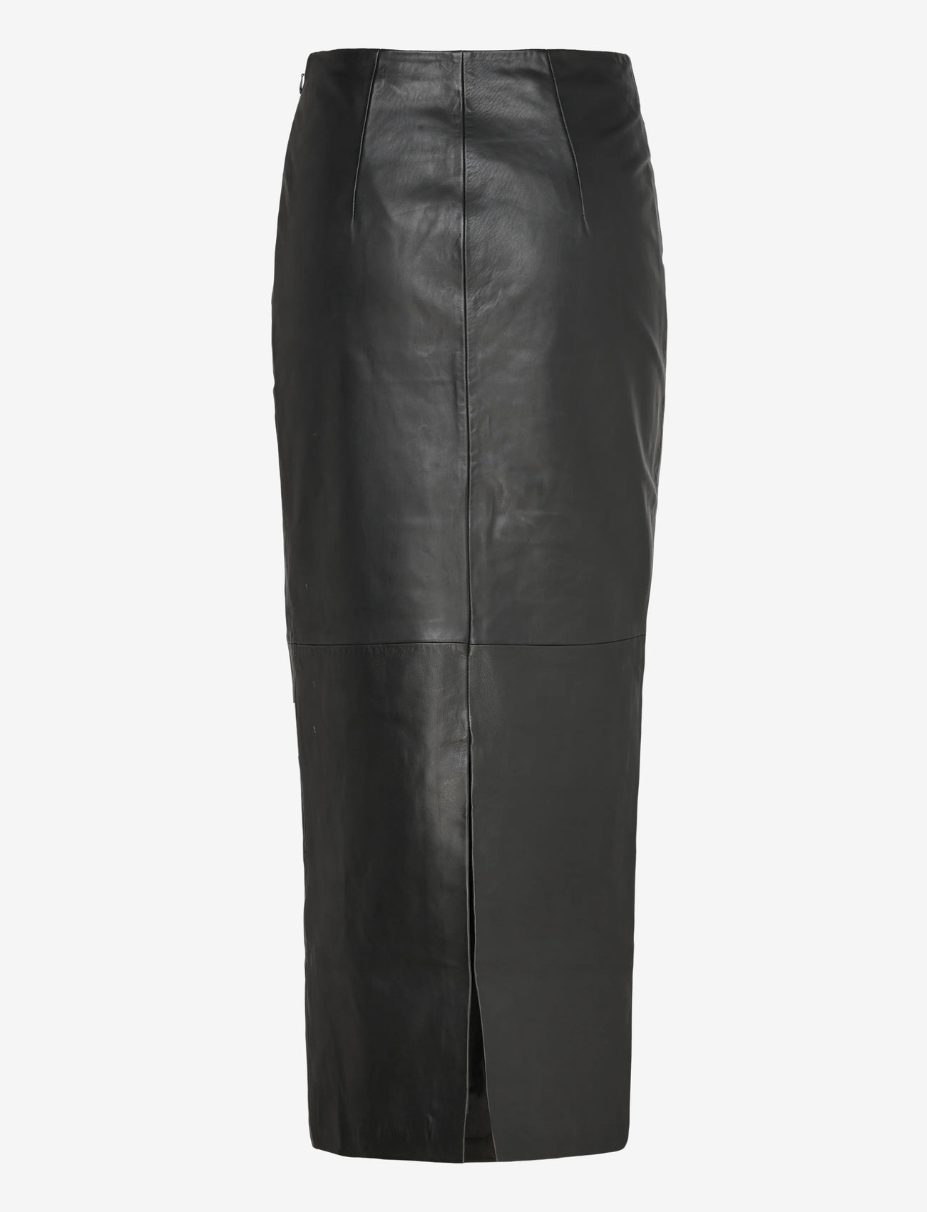 ROTATE Birger Christensen - MIDI LEATHER SKIRT - skinnkjolar - black - 2