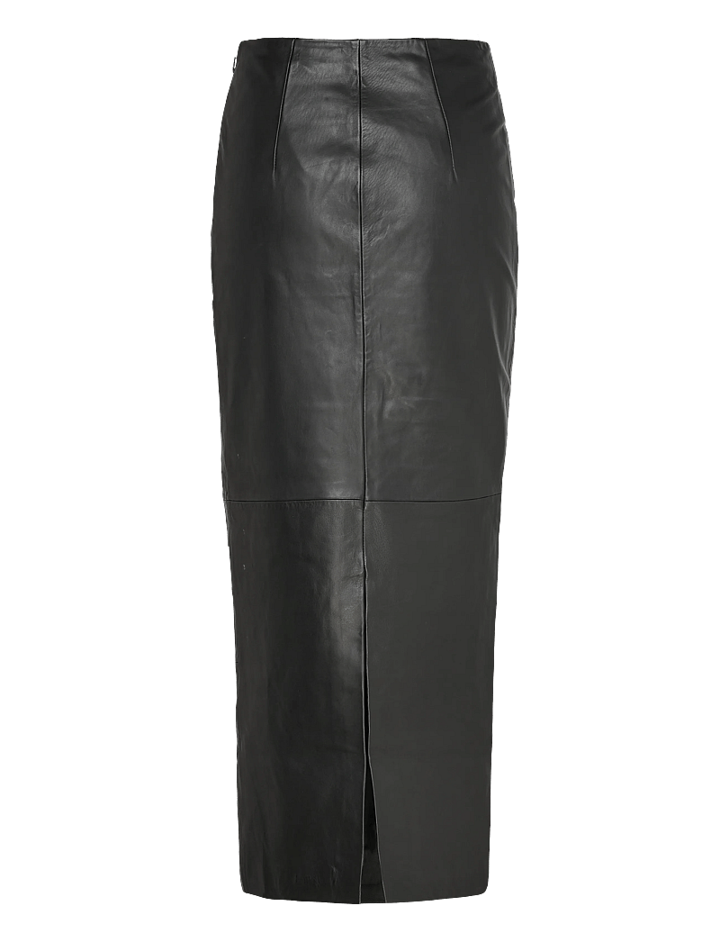 ROTATE Birger Christensen - MIDI LEATHER SKIRT - leather skirts - black - 2