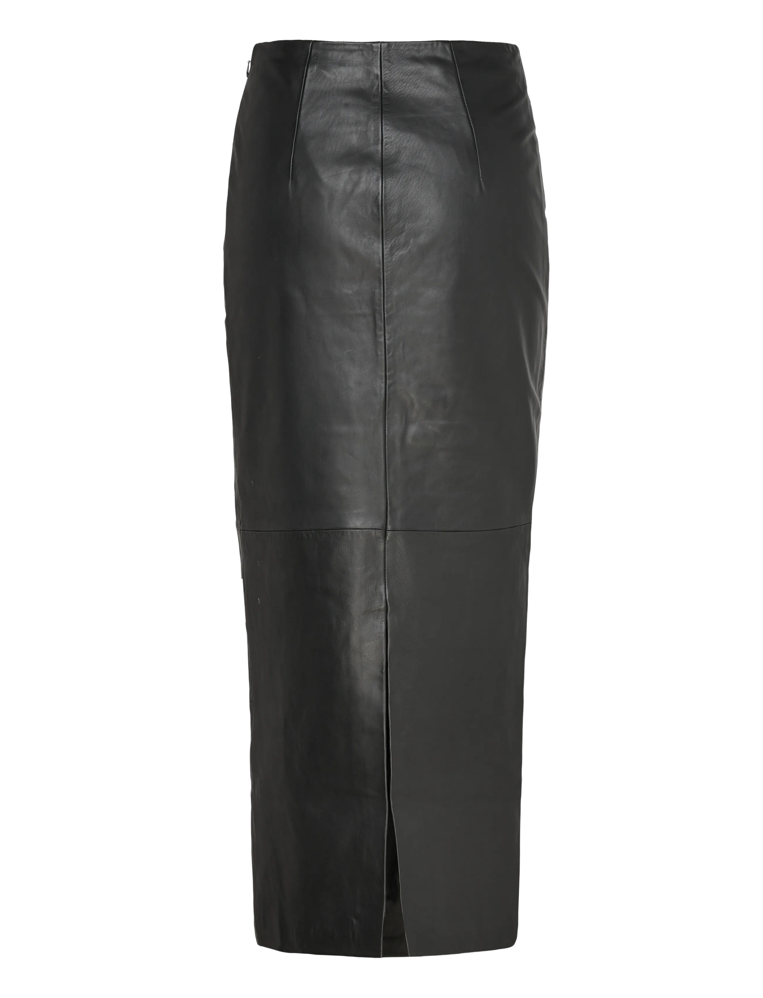 ROTATE - MIDI LEATHER SKIRT - midi garuma svārki - black - 2