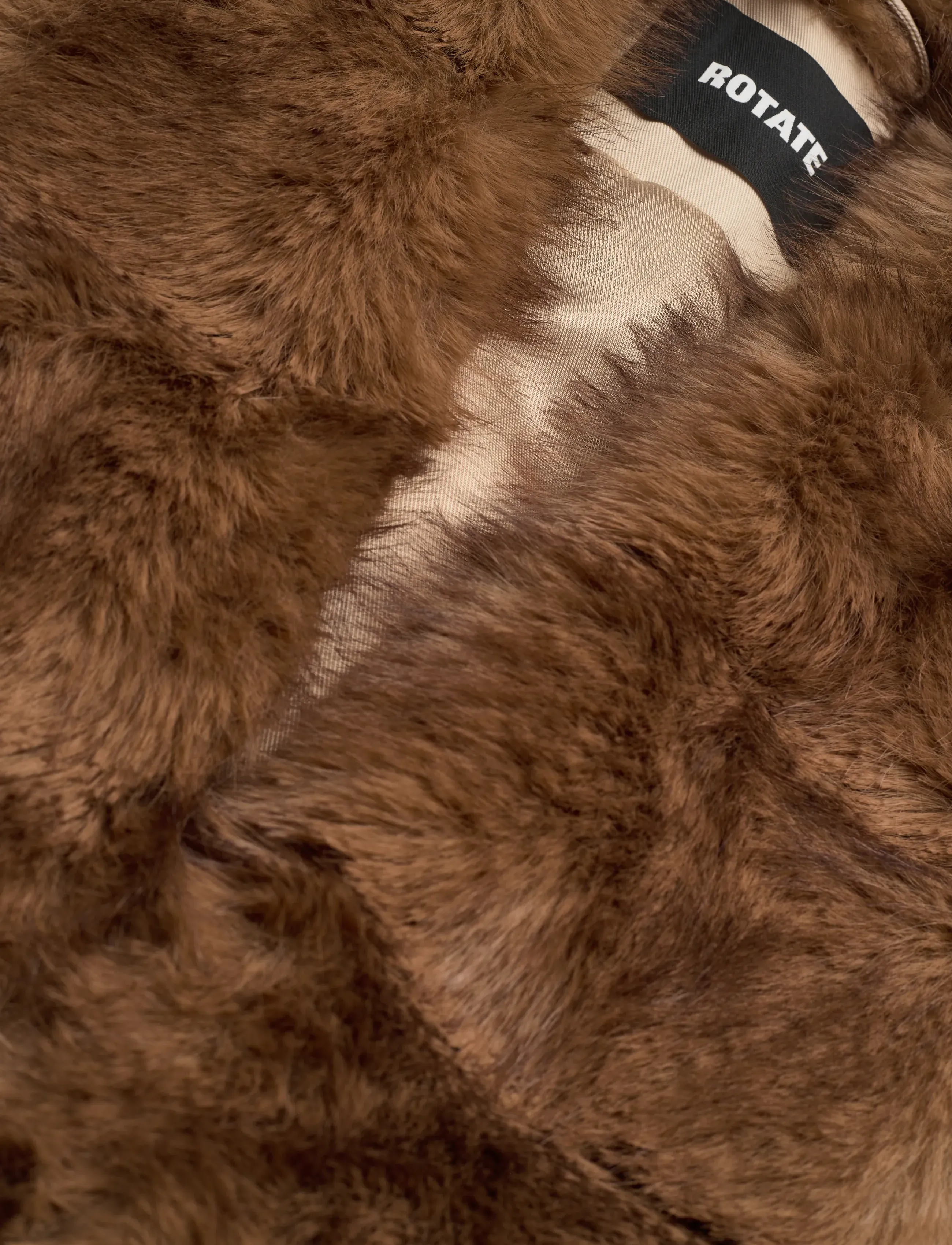 ROTATE - FAUX FUR COLLAR  JACKET - cement - 5
