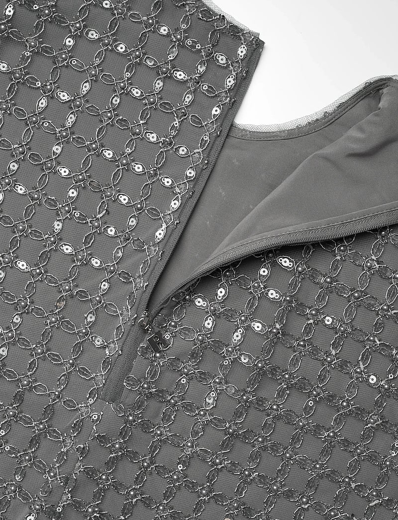 ROTATE Birger Christensen - BEADED OVERSIZED TOP - t-shirts & tops - castor gray - 3