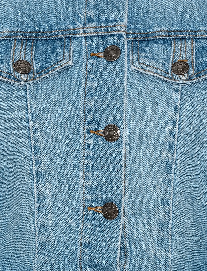 ROTATE - FLARED DENIM TOP - linnen - hydrangea (blue) - 5