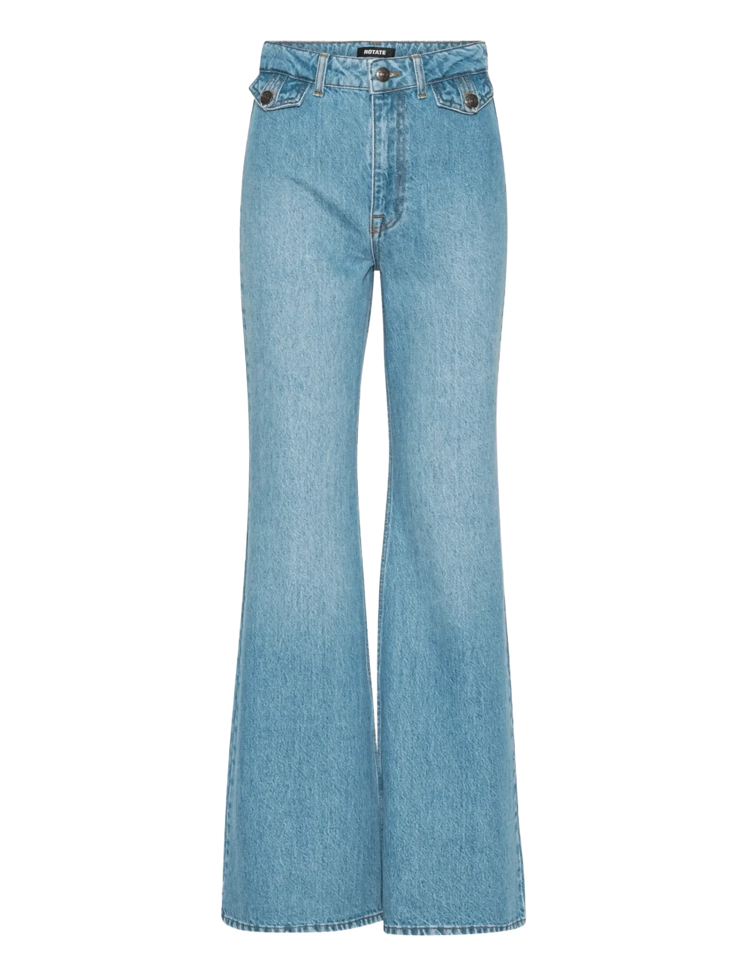 ROTATE Flared Highwaisted Jeans Blau - 26 - Damen