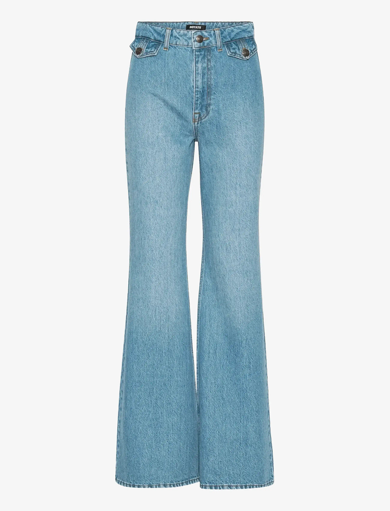 ROTATE Birger Christensen - Flared highwaisted jeans - alt eriti laia säärega teksad - hydrangea (blue) - 1
