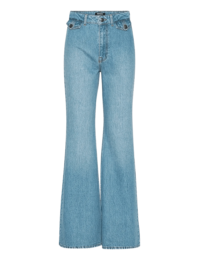ROTATE Birger Christensen - Flared highwaisted jeans - alt eriti laia säärega teksad - hydrangea (blue) - 1