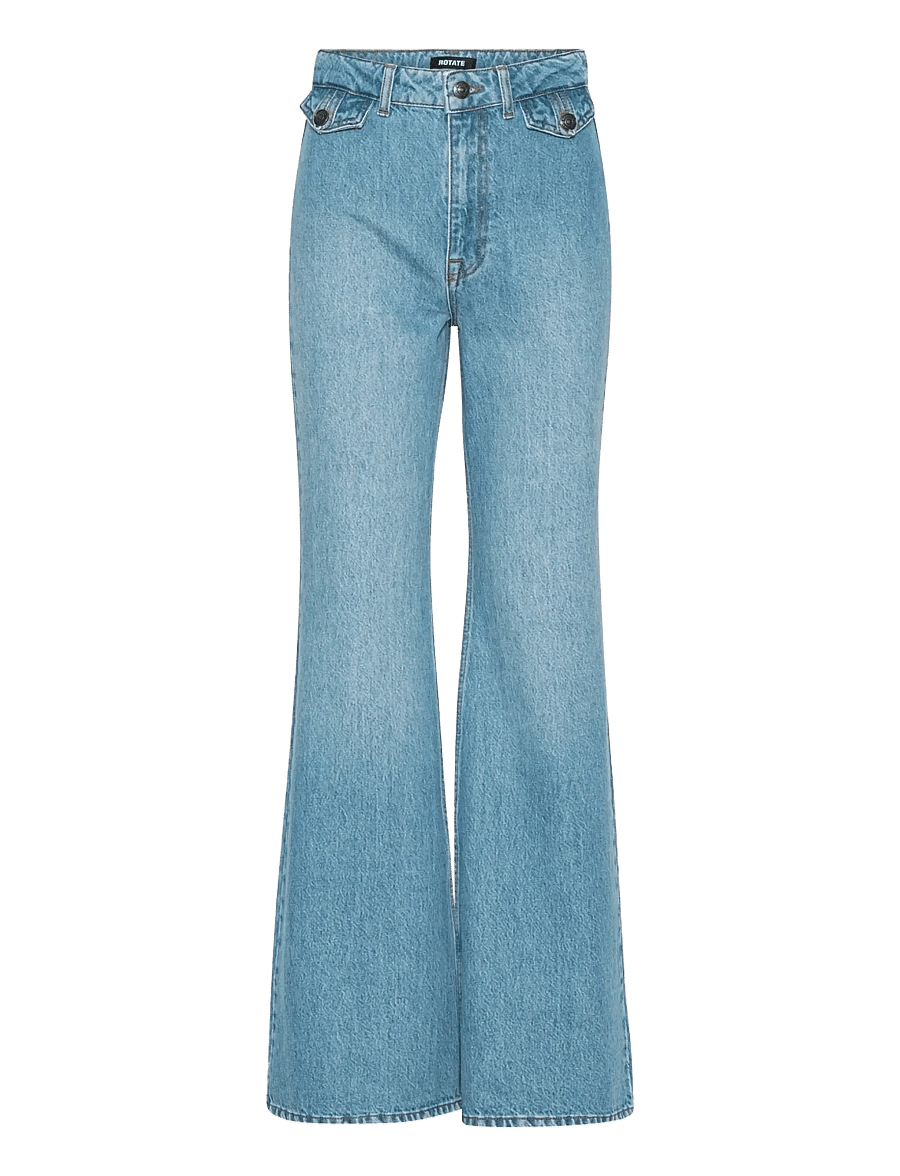 ROTATE - Flared highwaisted jeans - utsvängda jeans - hydrangea (blue) - 1