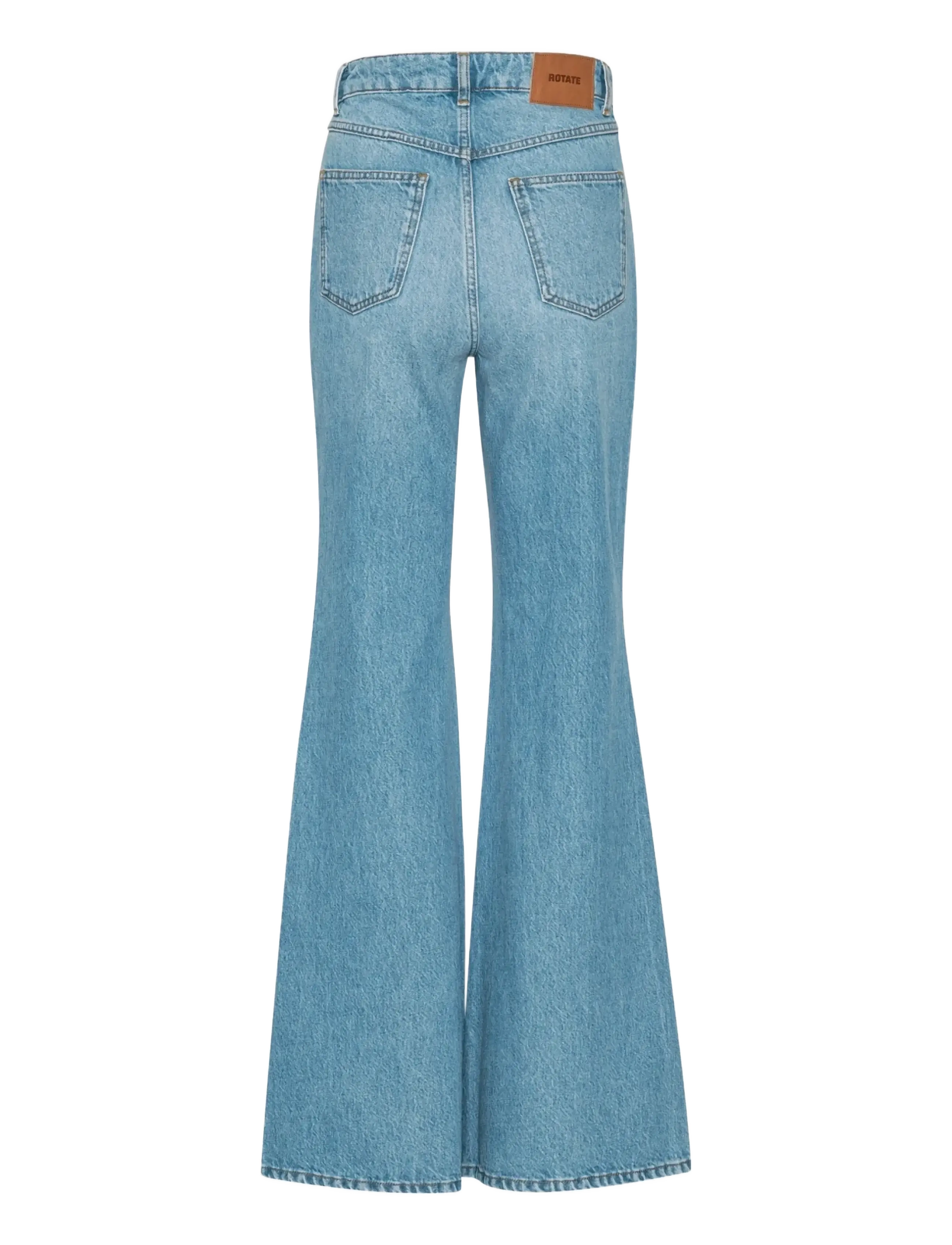 ROTATE - Flared highwaisted jeans - flared jeans - hydrangea (blue) - 2