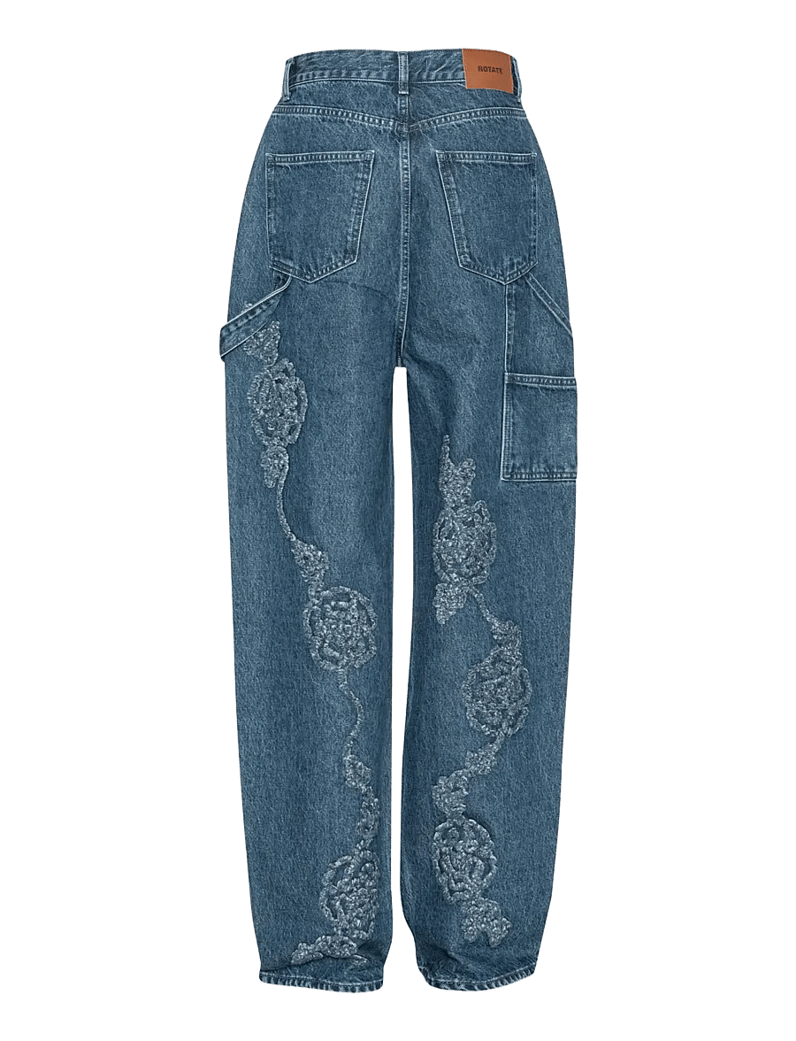 ROTATE - DENIM BOYFRIEND JEANS - dżinsy chłopaka - medium blue denim - 2