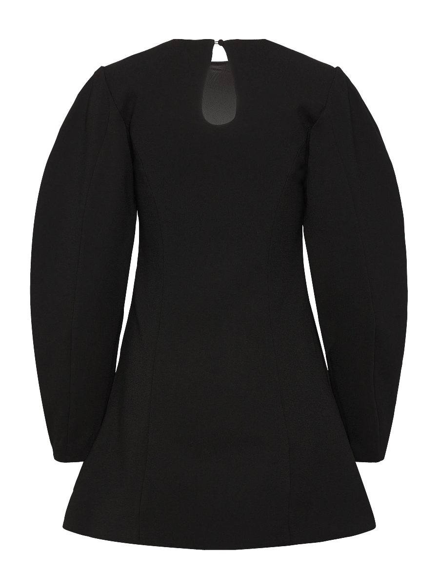 ROTATE - SUITING FLARED MINI DRESS - cocktail dresses - black - 2