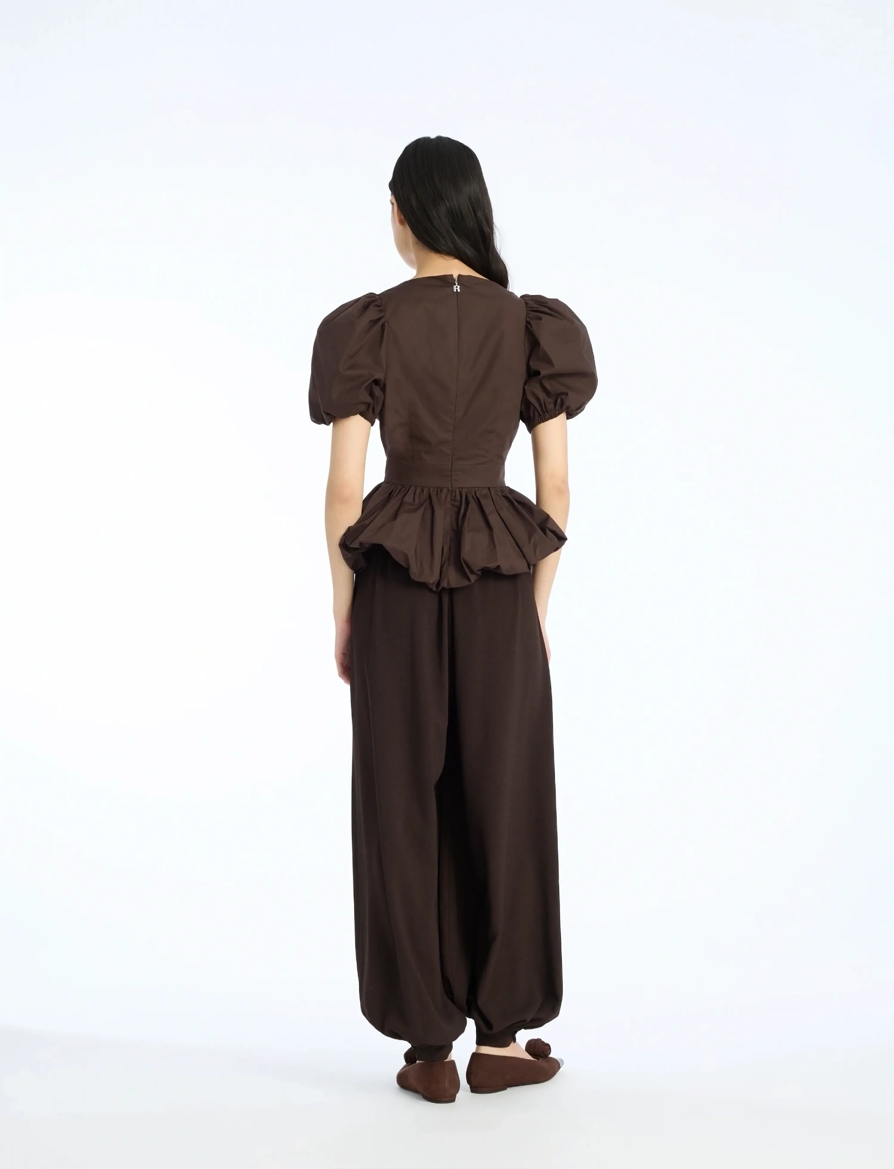 ROTATE - BALLOON PLEATED PANTS - barrel püksid - molÉ - 3