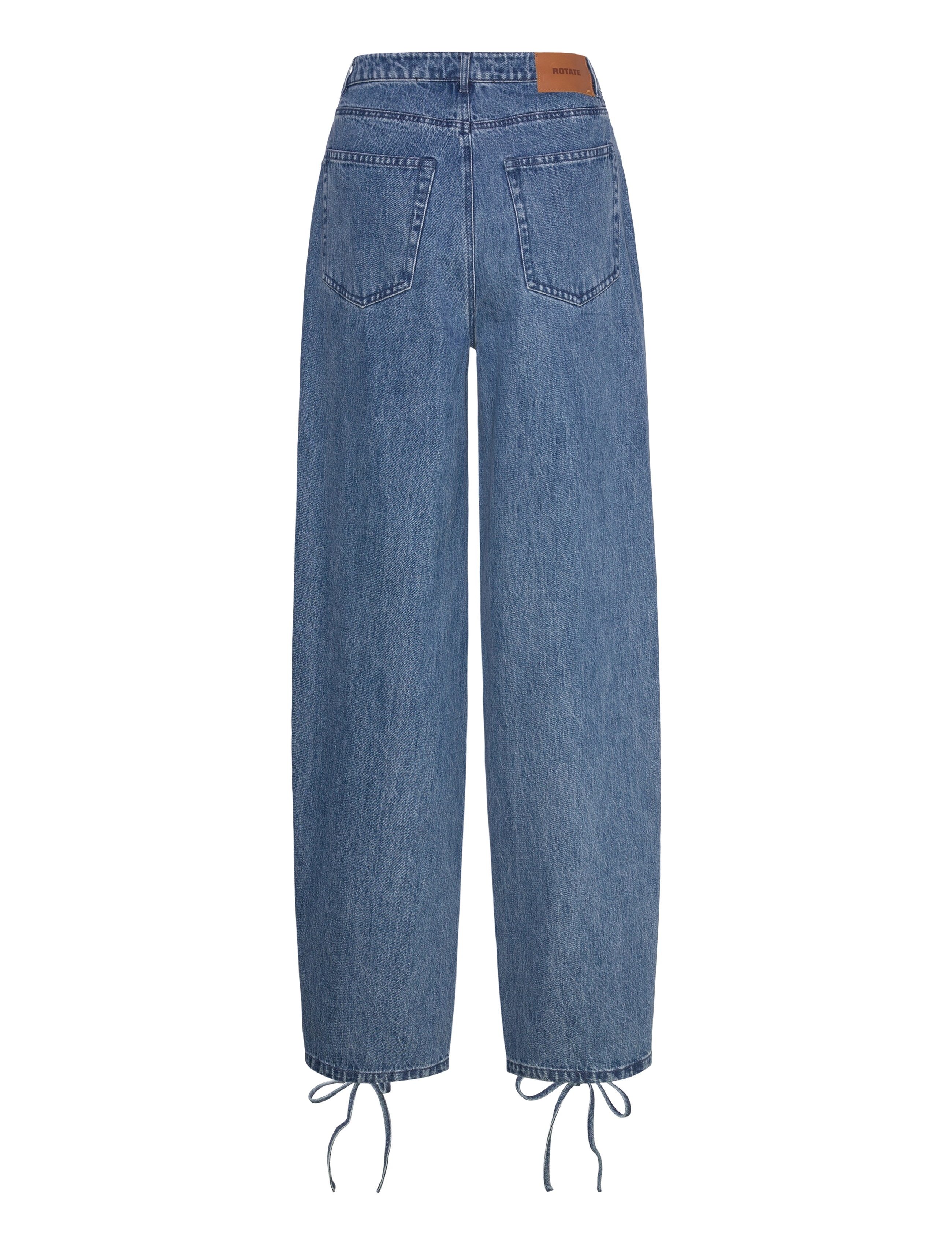 ROTATE - DENIM LACED LEG PANTS - vintage blue, denim - 1