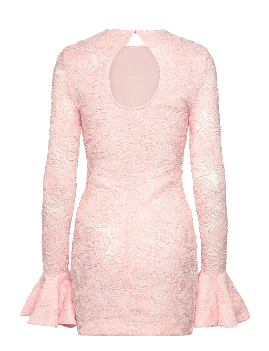 ROTATE - MESH FRILL MINI DRESS - etuikleider - orchid ice - 2