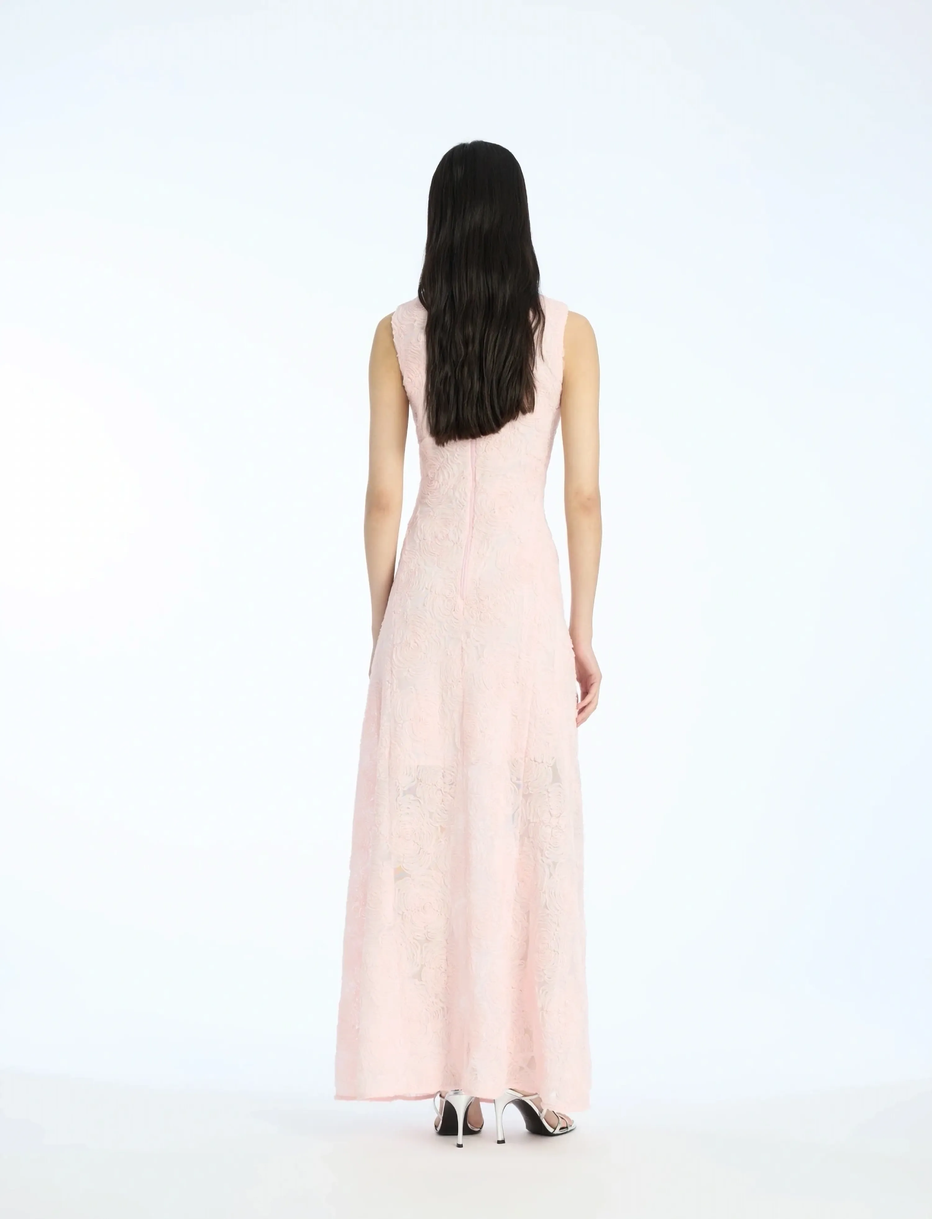 ROTATE - MESH MAXI DRESS - maxikleider - orchid ice - 3
