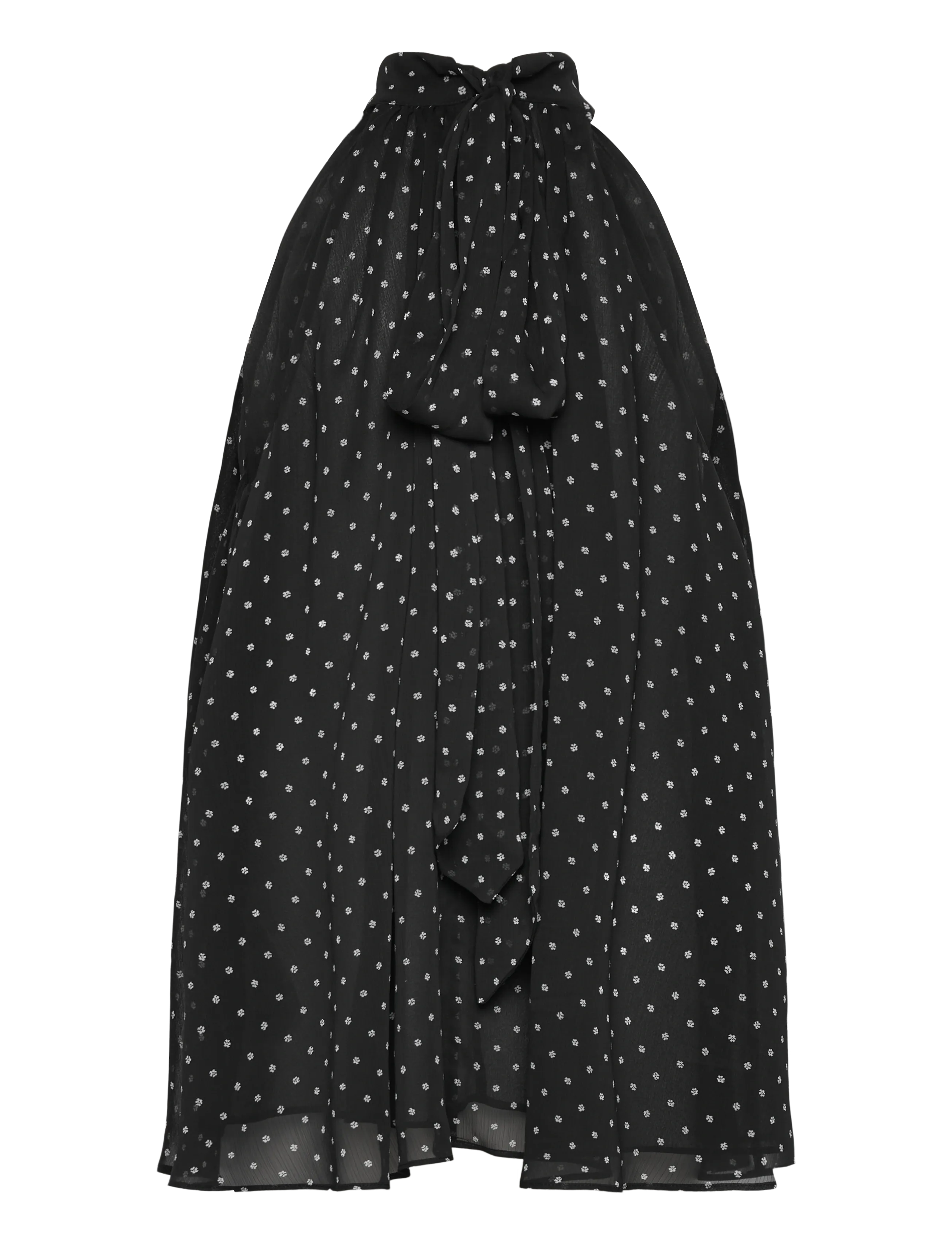 ROTATE - HALTERNECK BOW TOP - Ärmellose tops - 1000 black comb. - 1