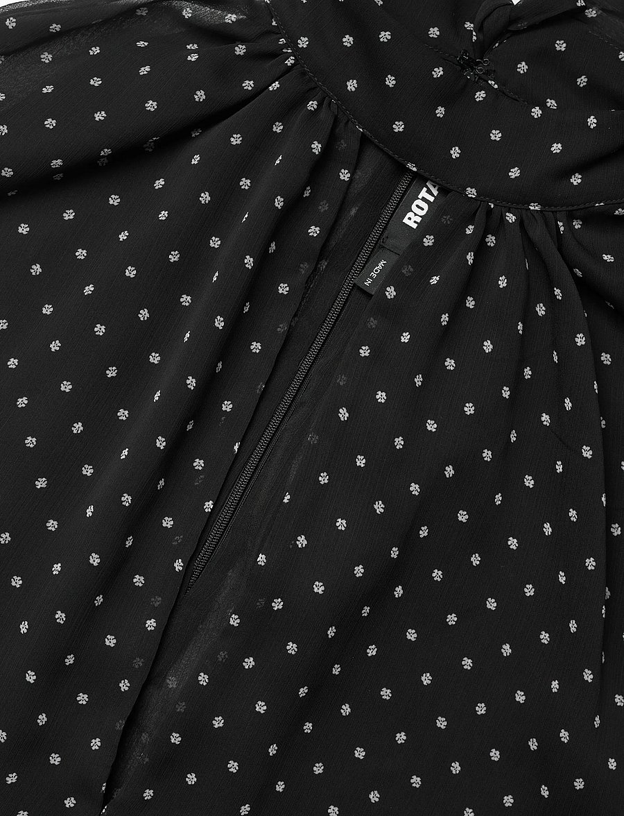 ROTATE - HALTERNECK BOW TOP - Ärmellose tops - 1000 black comb. - 2