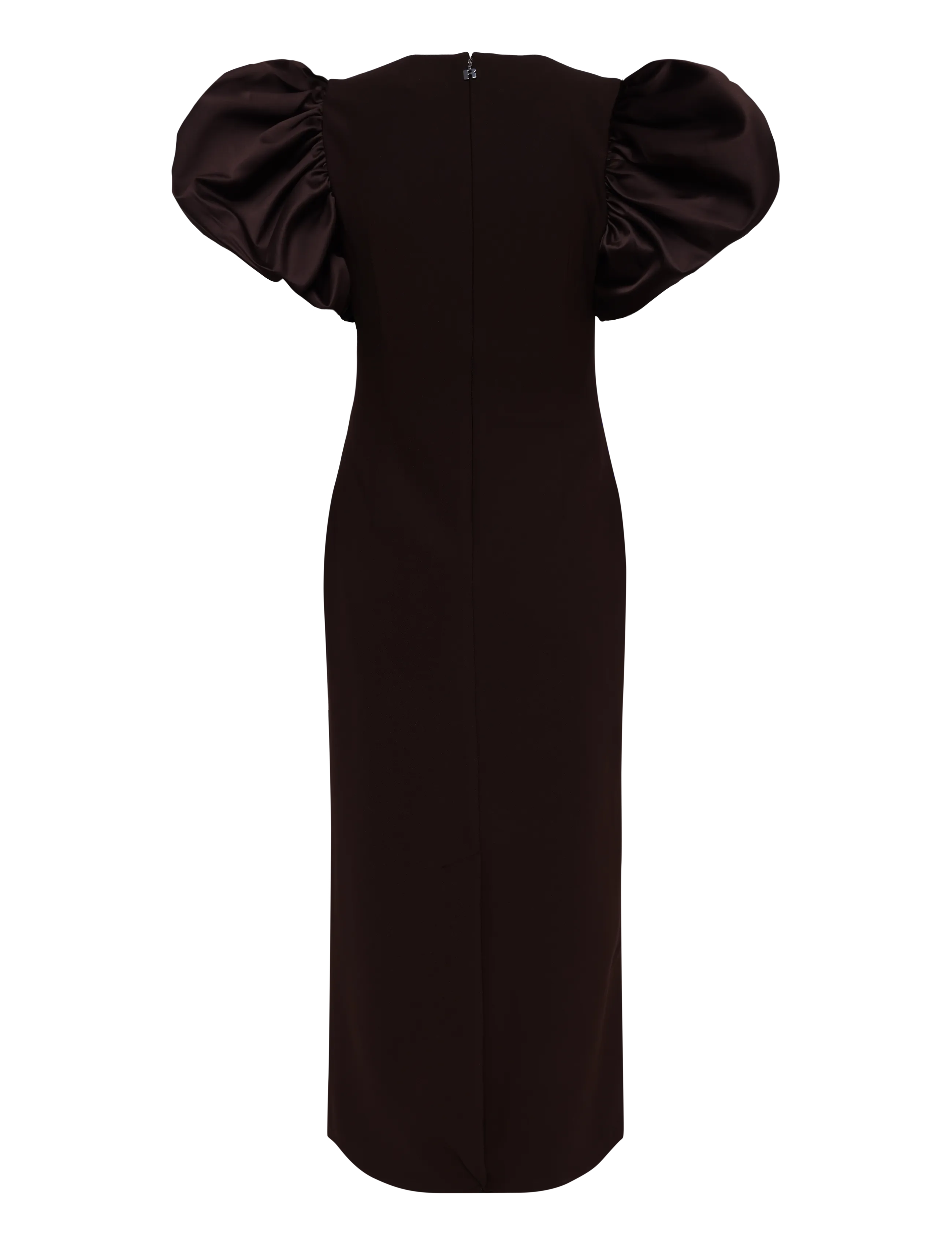 ROTATE - DRAPED MIDI PUFF DRESS - midiklänningar - molÉ - 1