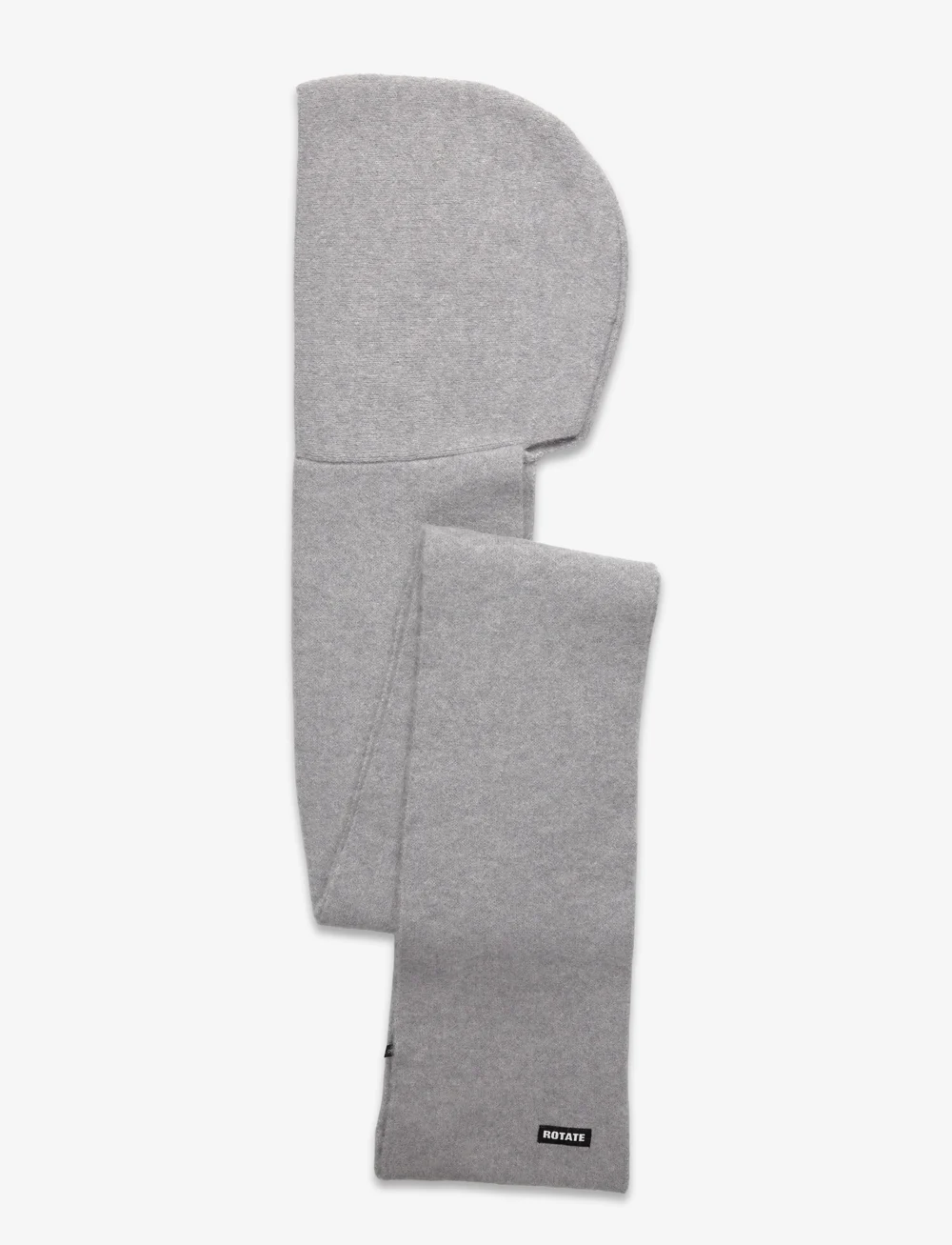 ROTATE Birger Christensen - Knit Hood Scarf - balaclava - alloy (light gray) - 1
