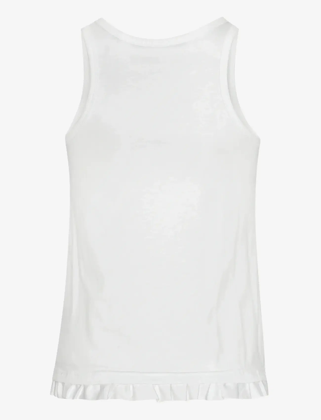 ROTATE - RUFFLE HEM TANK TOP - sleeveless tops - bright white - 2