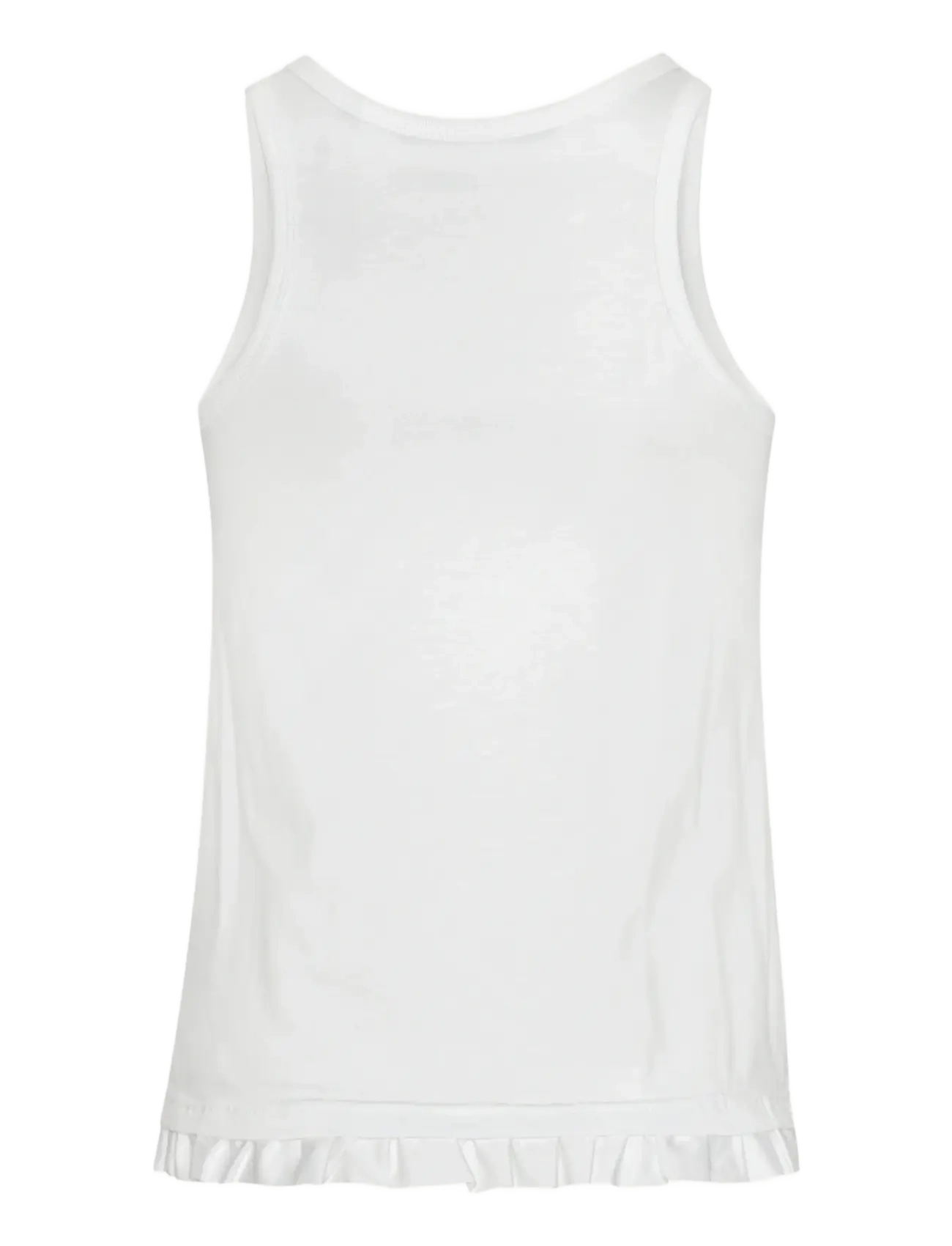 ROTATE - RUFFLE HEM TANK TOP - Ärmellose tops - bright white - 2
